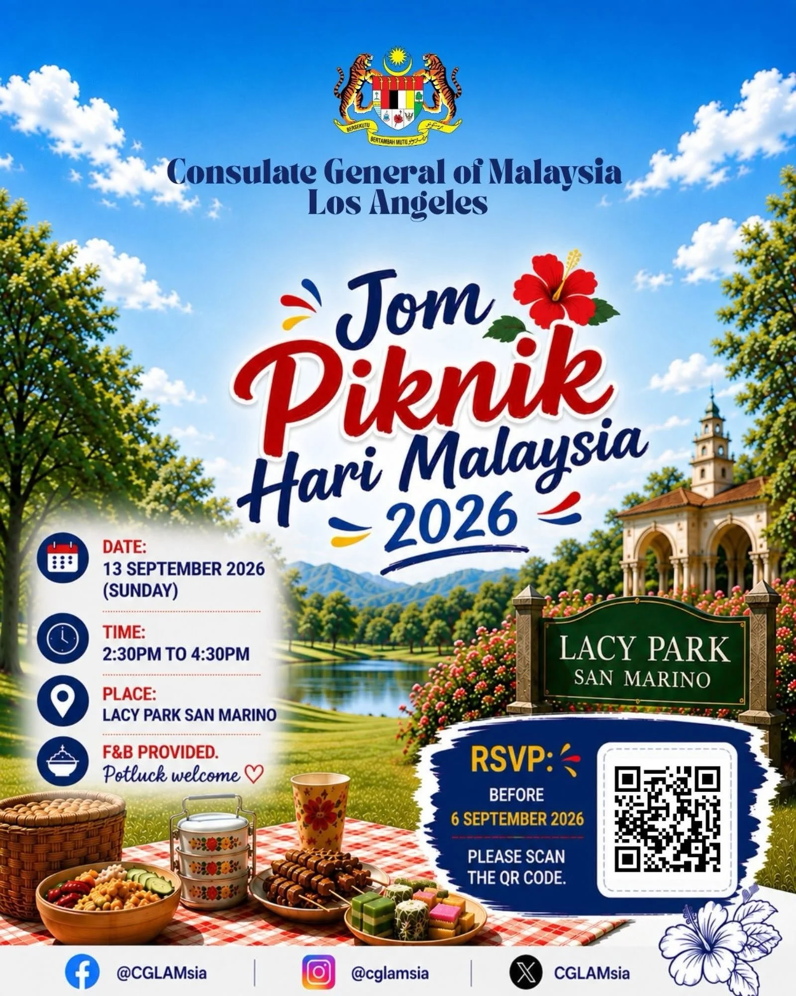 Piknik Hari Malaysia - an invite from the Consulate