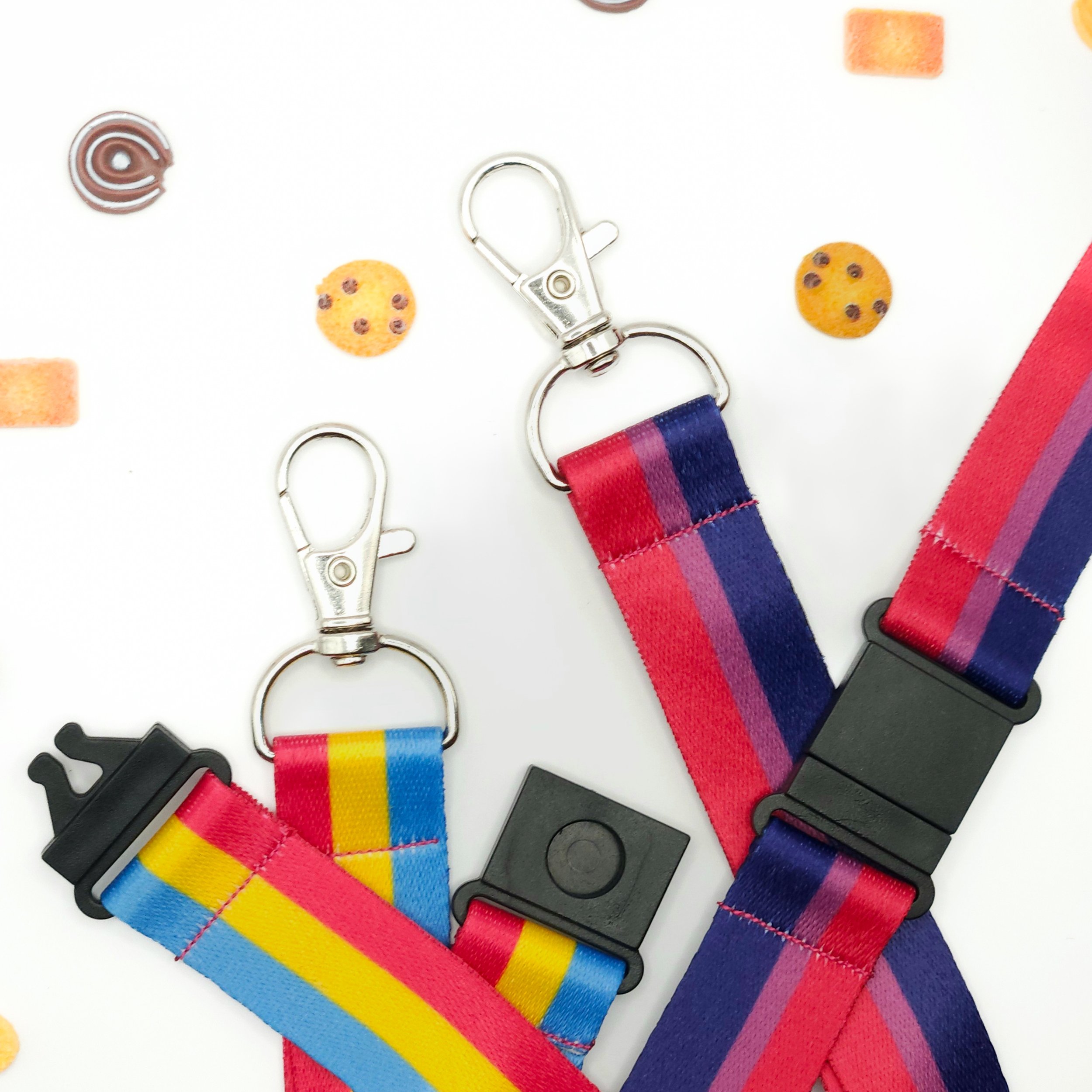 Pride Flag Safety Lanyard