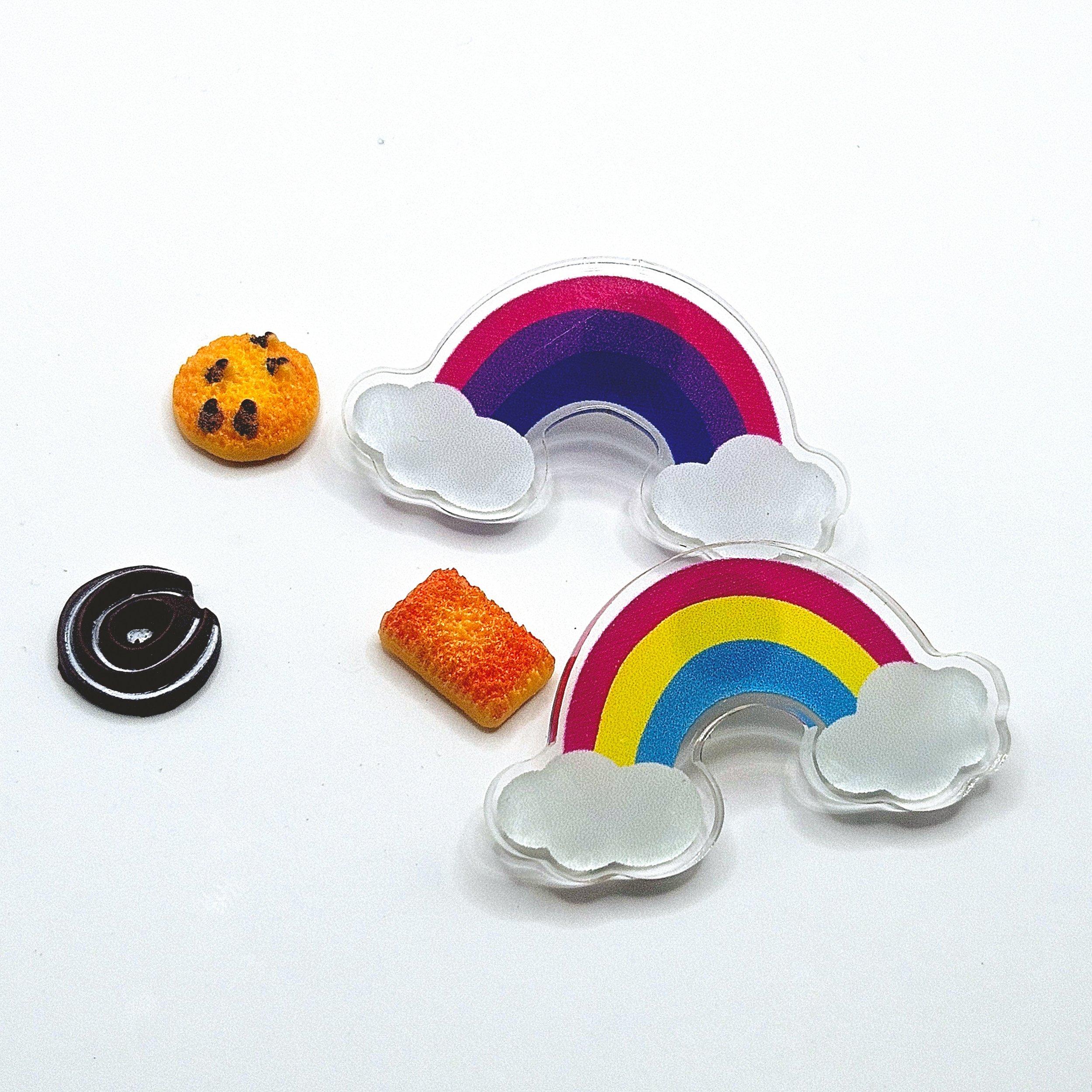 Pride Flag Rainbow Recycled Acrylic Pin
