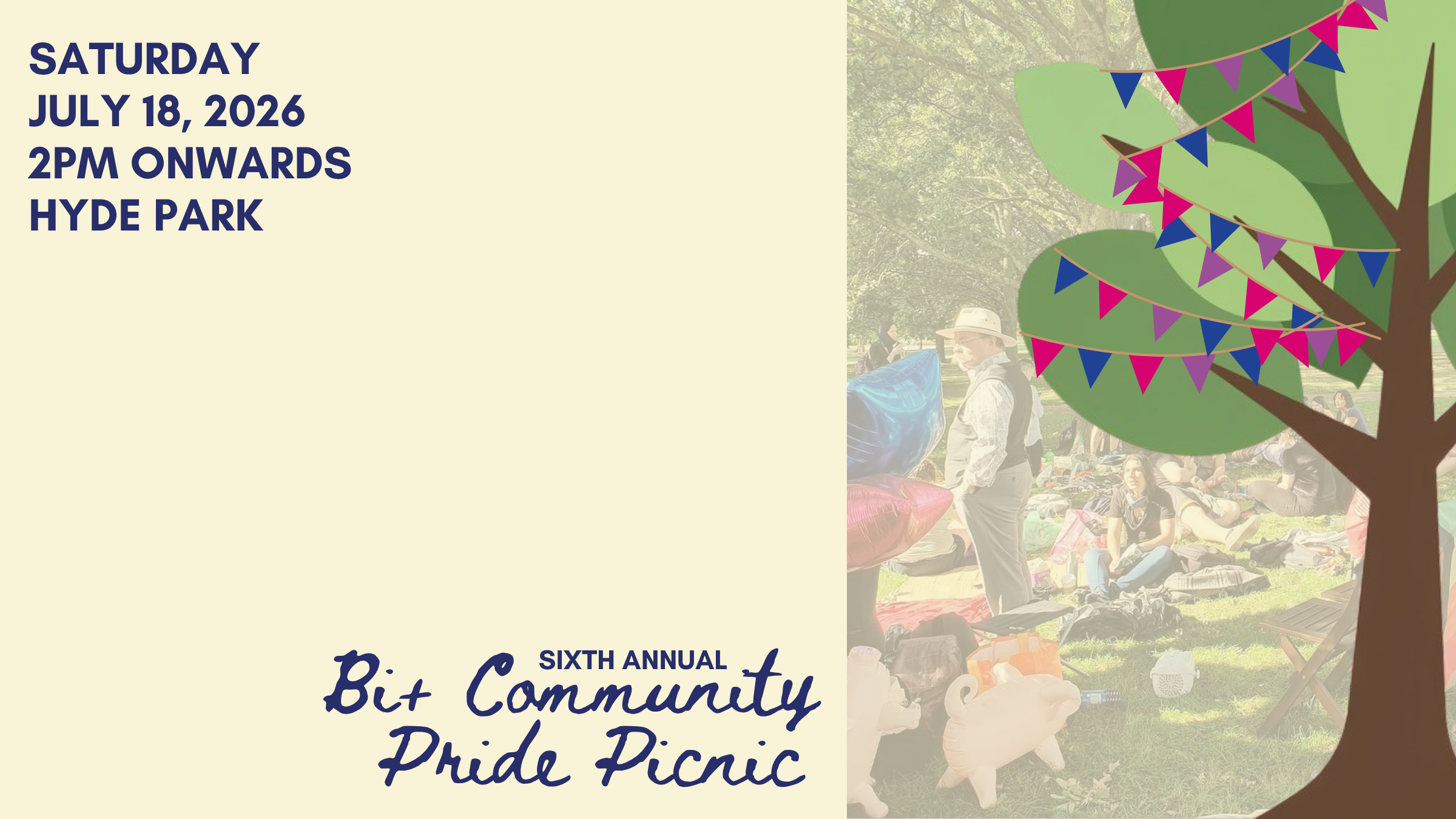 Sixth Annual Bi+ Community Pride Picnic 