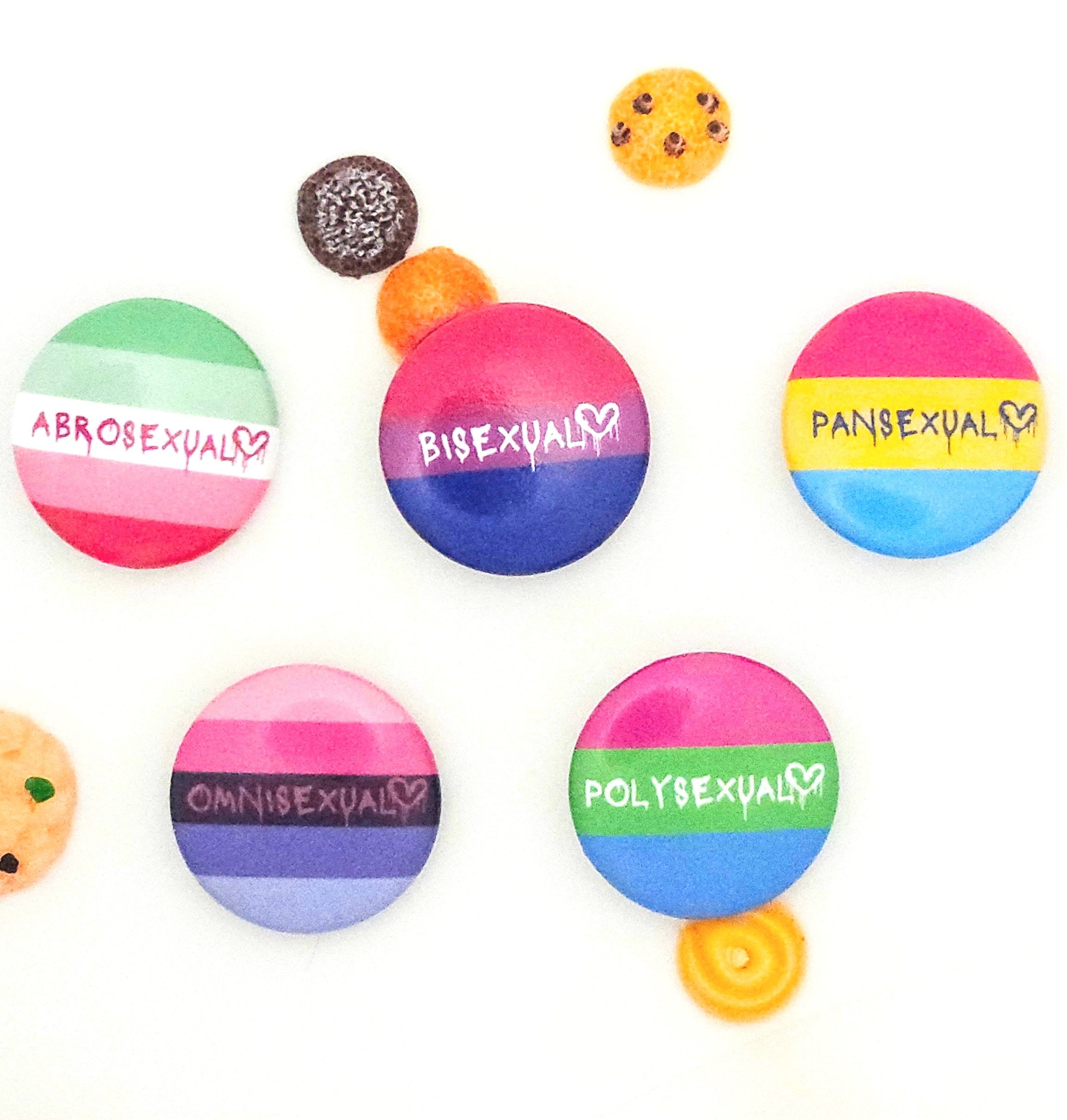 Pride Flag Grafitti Badge