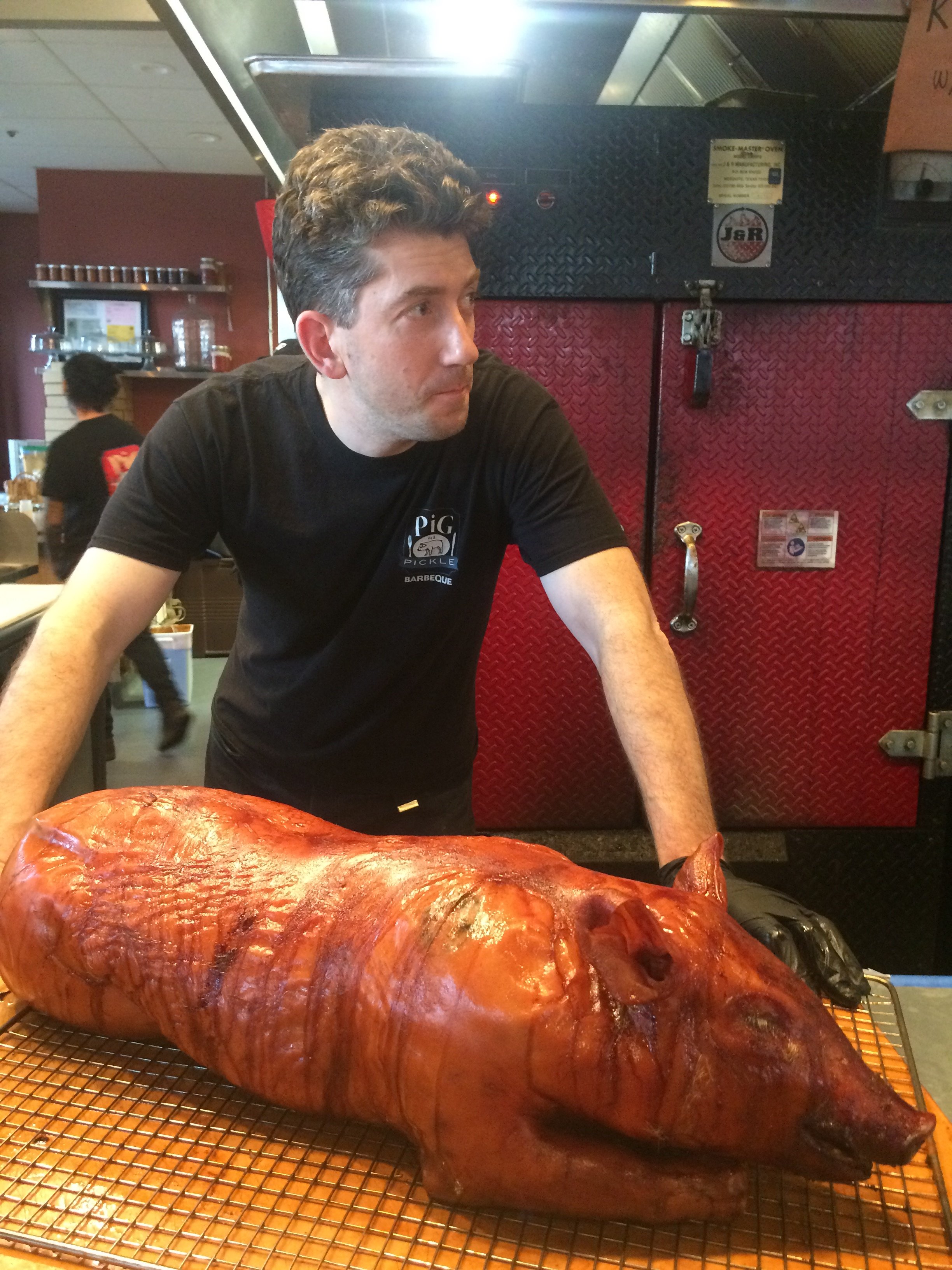 Chef Damon only gets the finest Meyer Heritage Duroc pork and then does it justice by using it tail to snout. No part of the pig goes to waste.