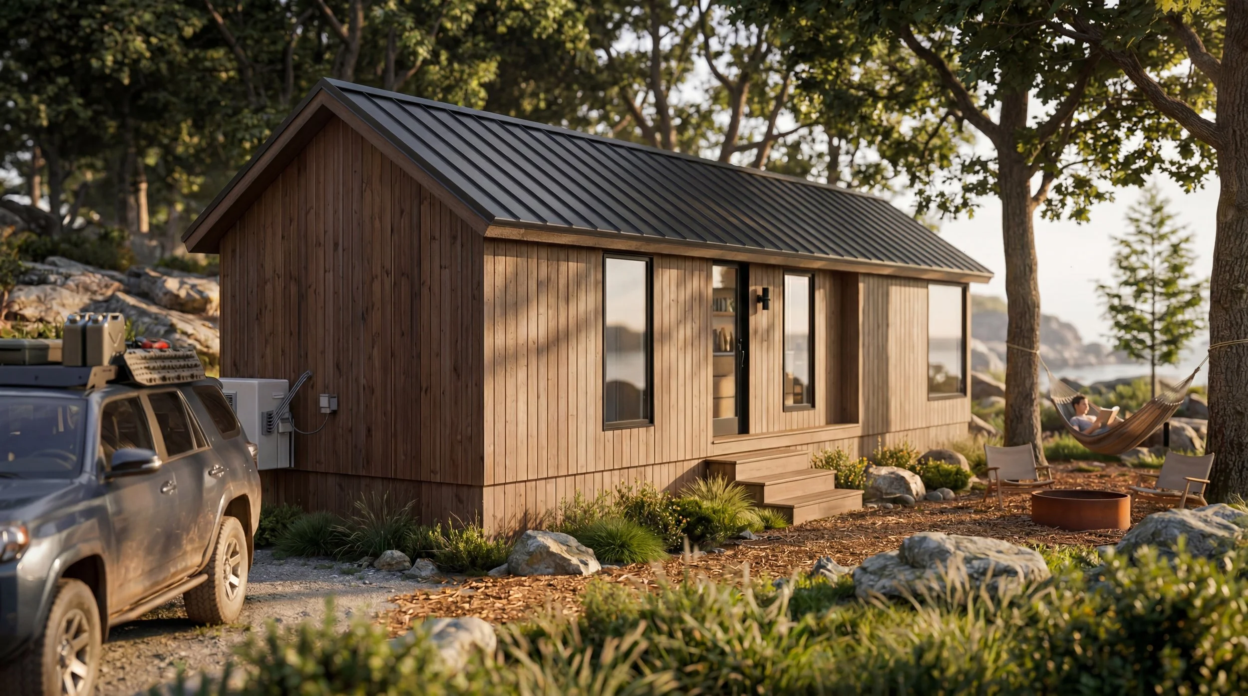 Tiny modern couples retreat in the laurel highlands, pa, close to hiking, biking, ski resorts, white water adventures.  Close to DC, Maryland, West Virgina, Ohio and New York