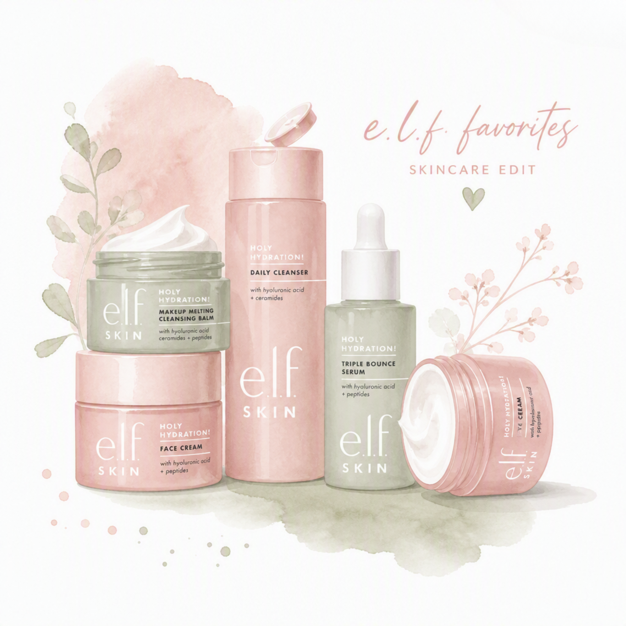 e.l.f. Holy Hydration! Routine