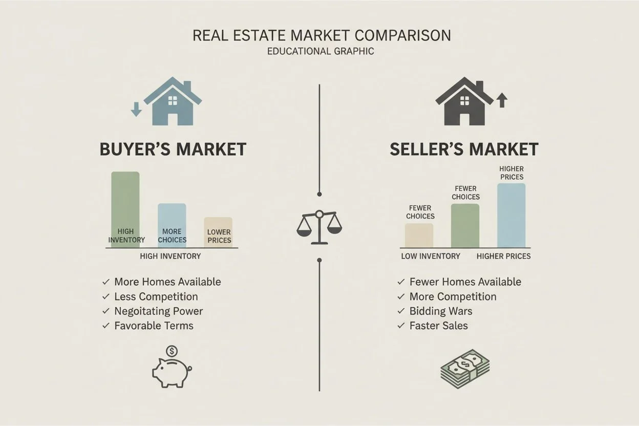 Buyer’s Market vs Seller’s Market: What It Means for Buyers and Sellers