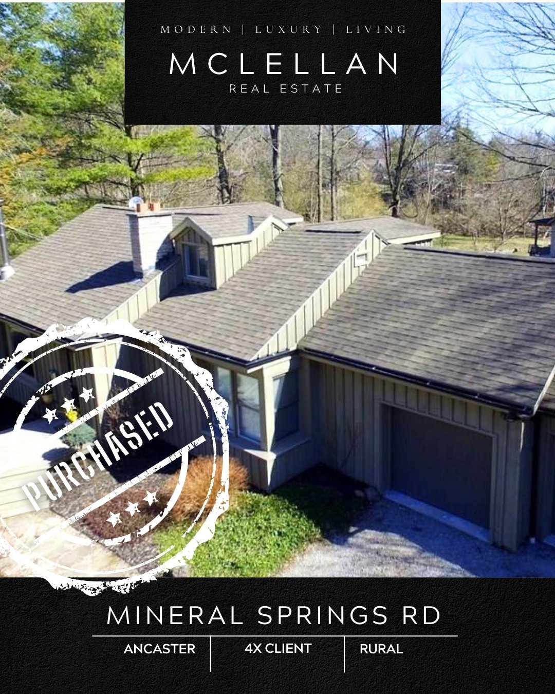 Buying a luxury rural home property in Ancaster Sulphur Springs Mineral Springs Buying and Selling