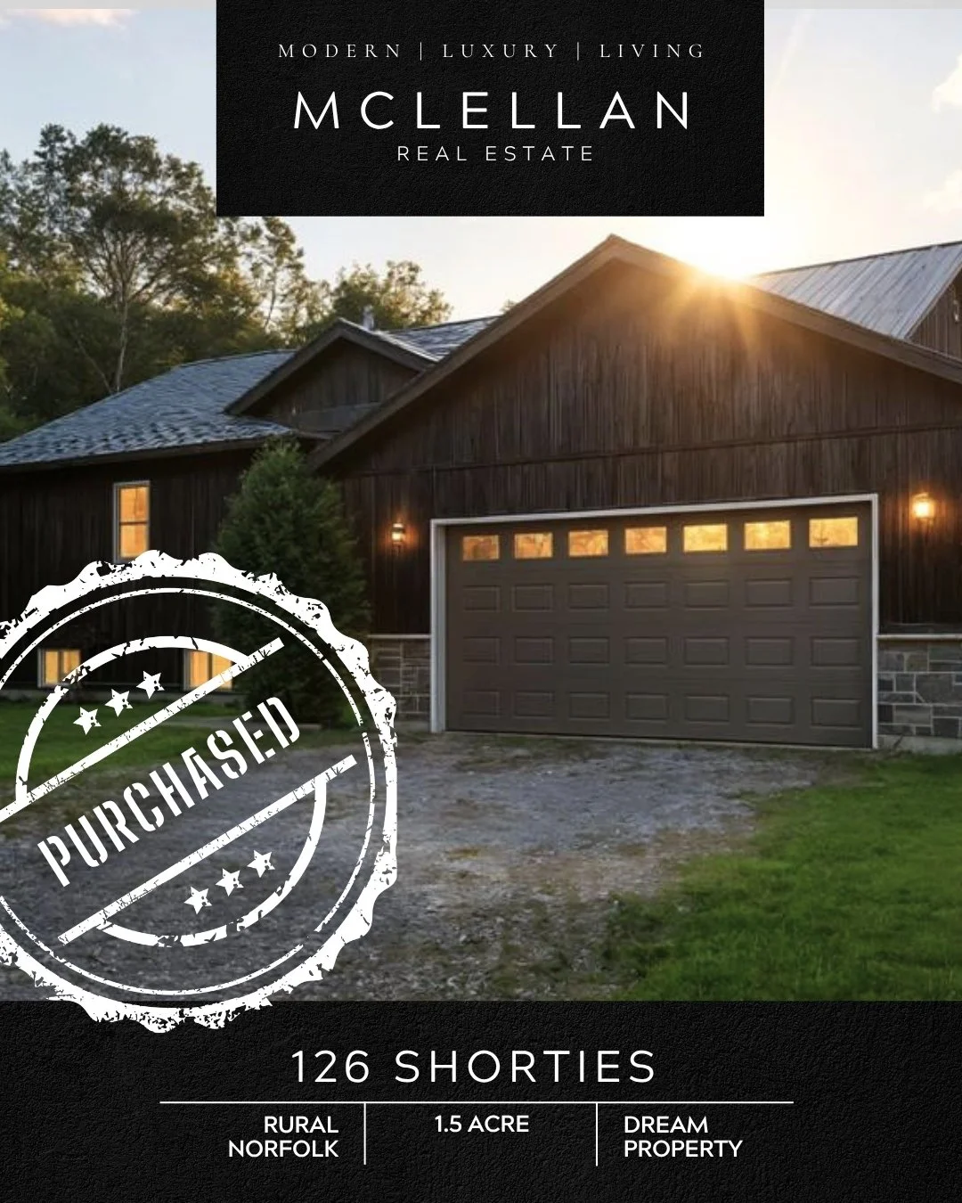 Rural home sold in multiple offers and a great home in Ontario to buy real estate