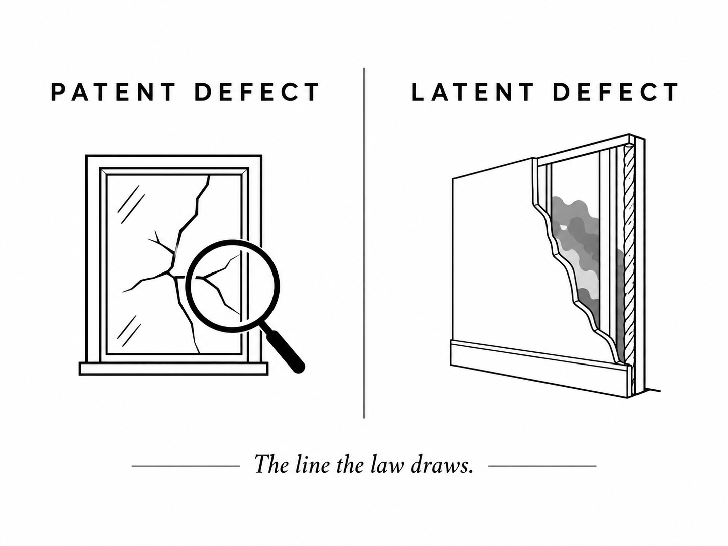 Latent vs Patent Defects in houses