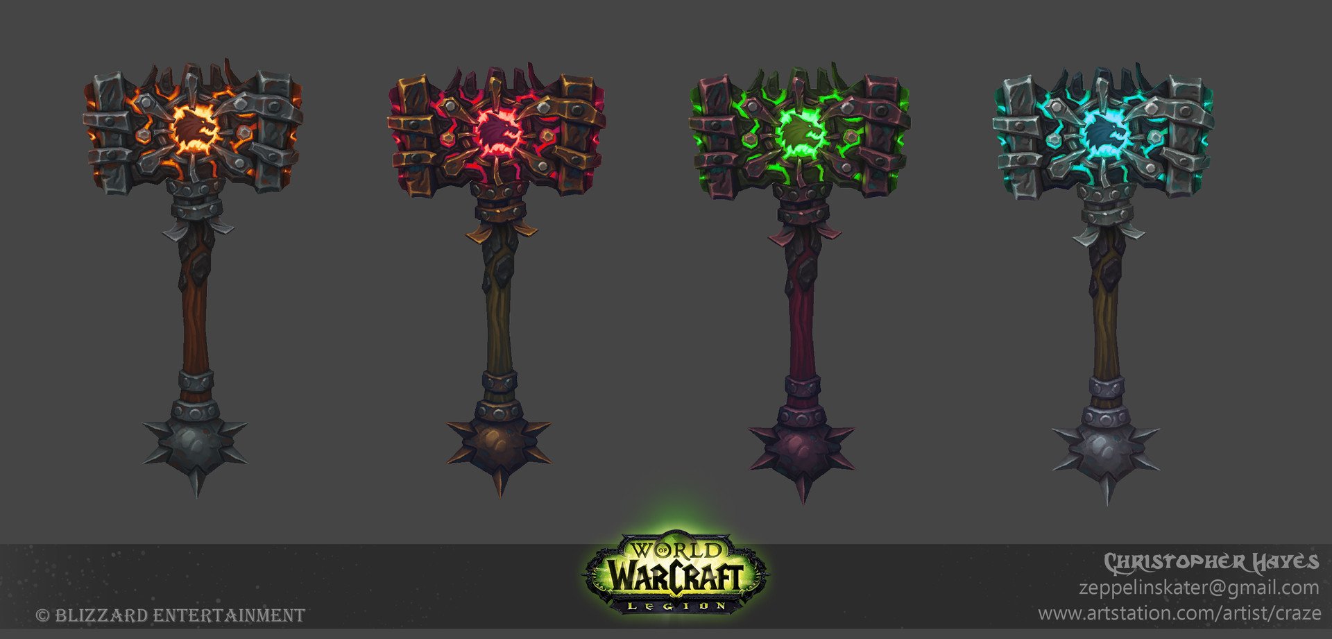 Doomhammer Artifact Weapons / World of Warcraft: Legion
