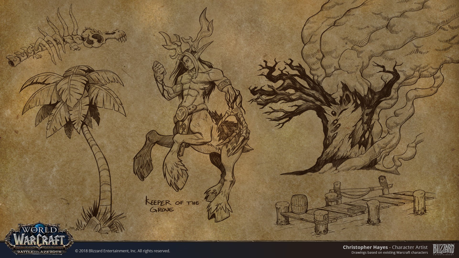 Map Sketches / World of Warcraft: Battle for Azeroth