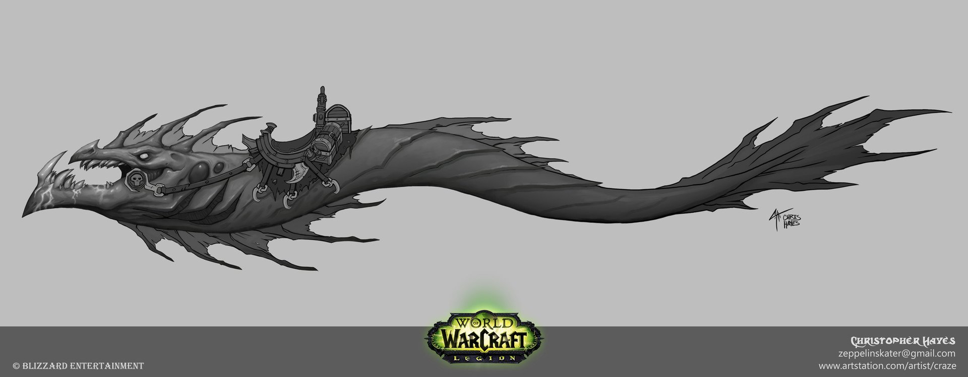 Riddler's Mind Worm Concept Art / World of Warcraft: Legion