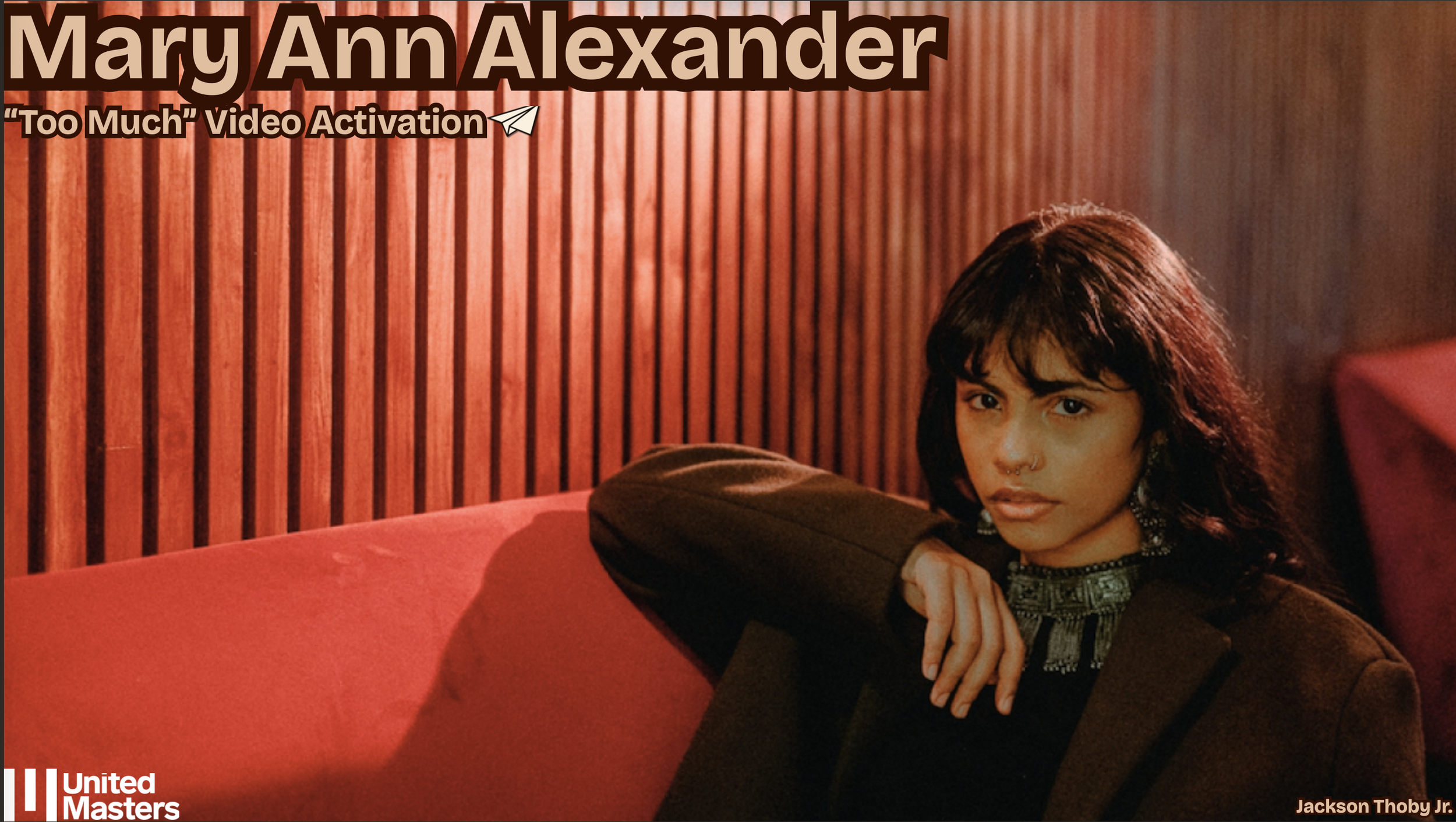 Mary Ann Alexander 'Too Much' Activation