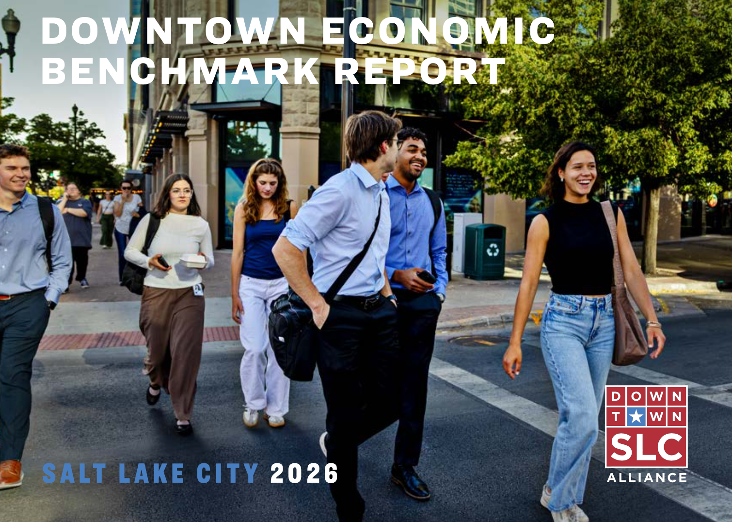 Cover of the 2026 Downtown Economic Benchmark Report