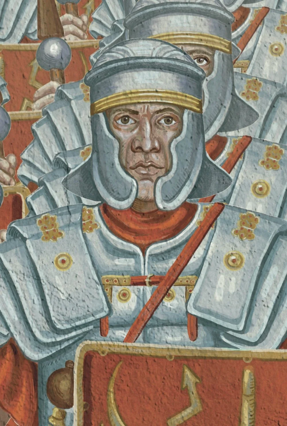 Book cover design for “Endless Manpower” - Detail