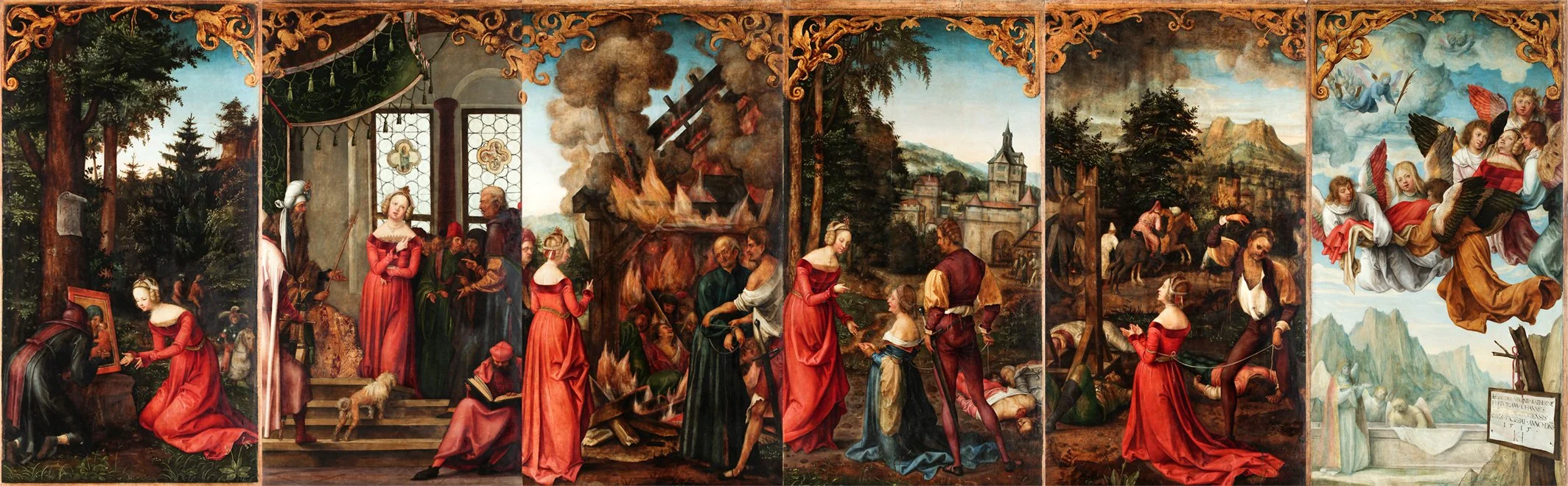 The original paintings from the cycle.