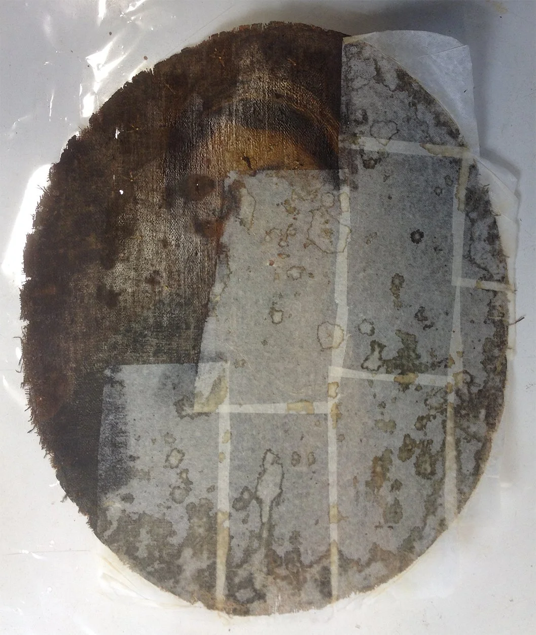 The process of removing the protective layer of facing.