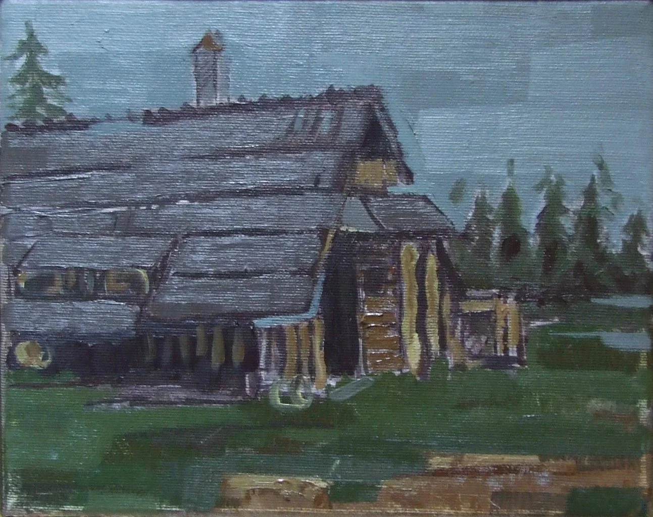 "Shepherd's hut", oil on canvas, 20x25cm, 2014.