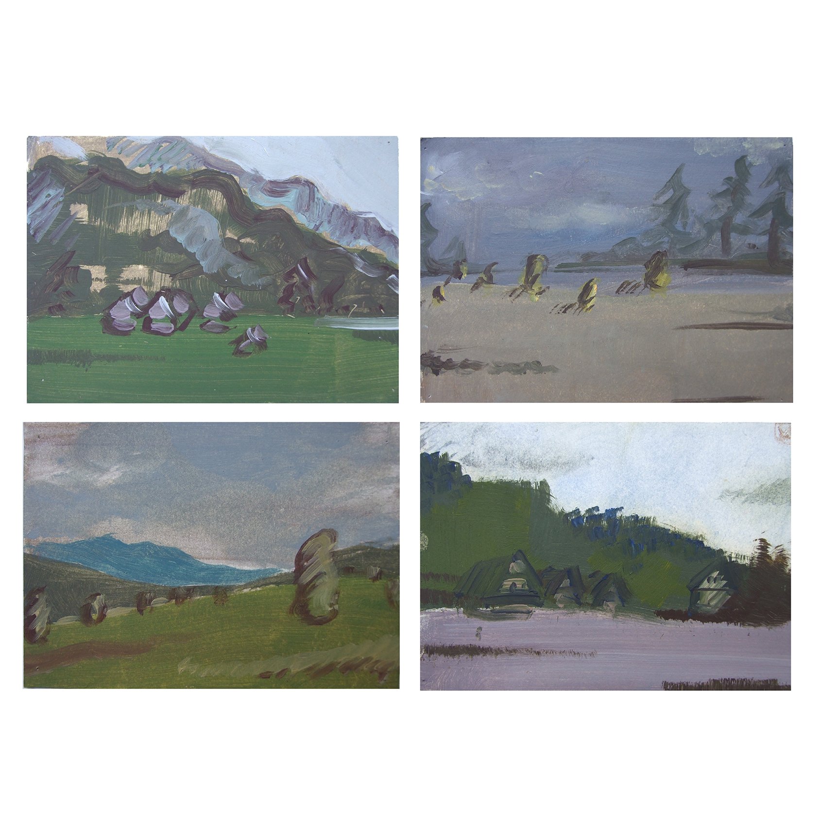 Oil sketches
