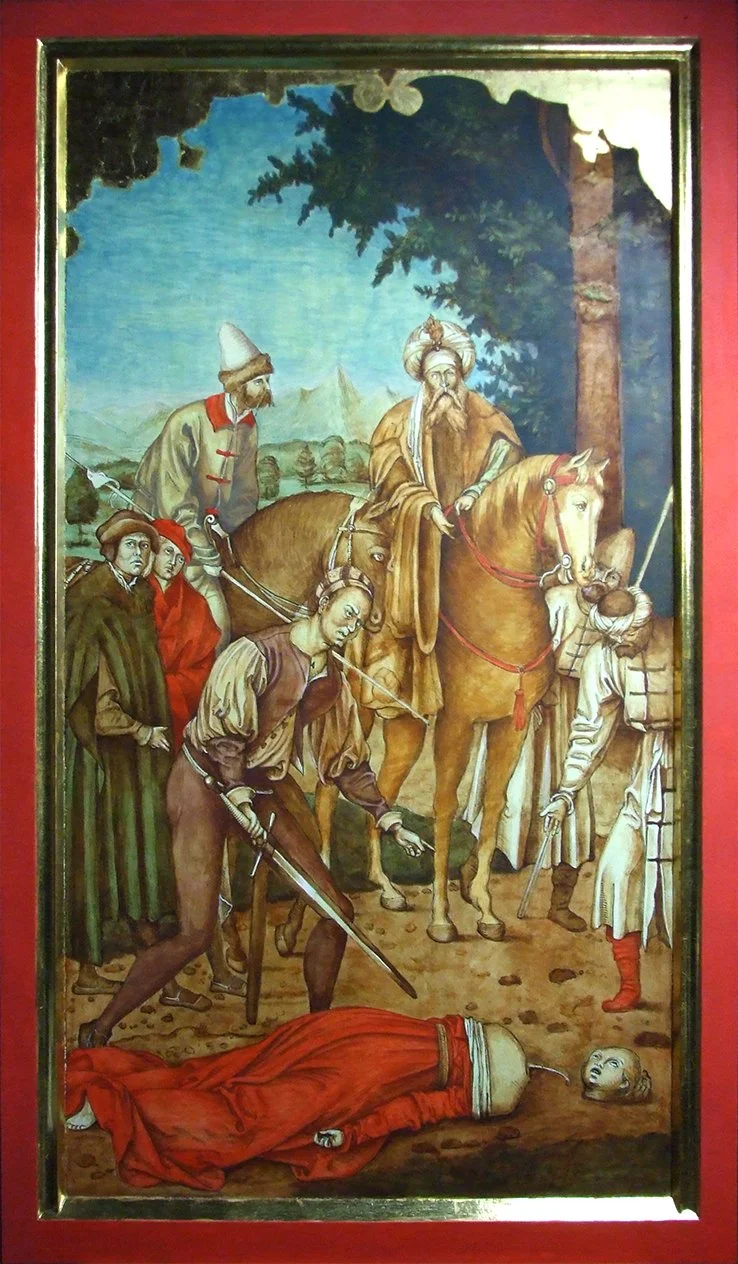 First layers of colors.