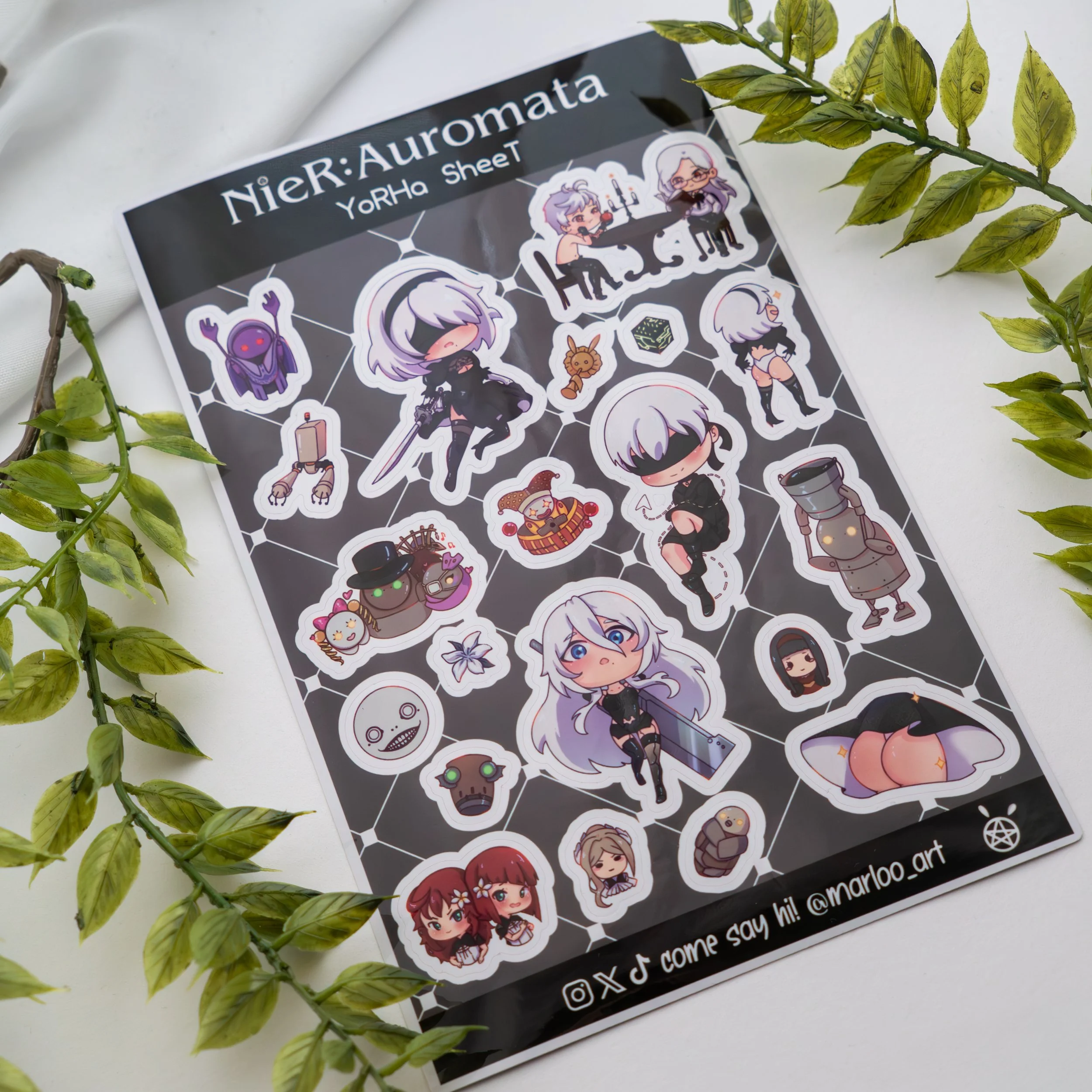 NieR: Automata - Sticker Sheet
