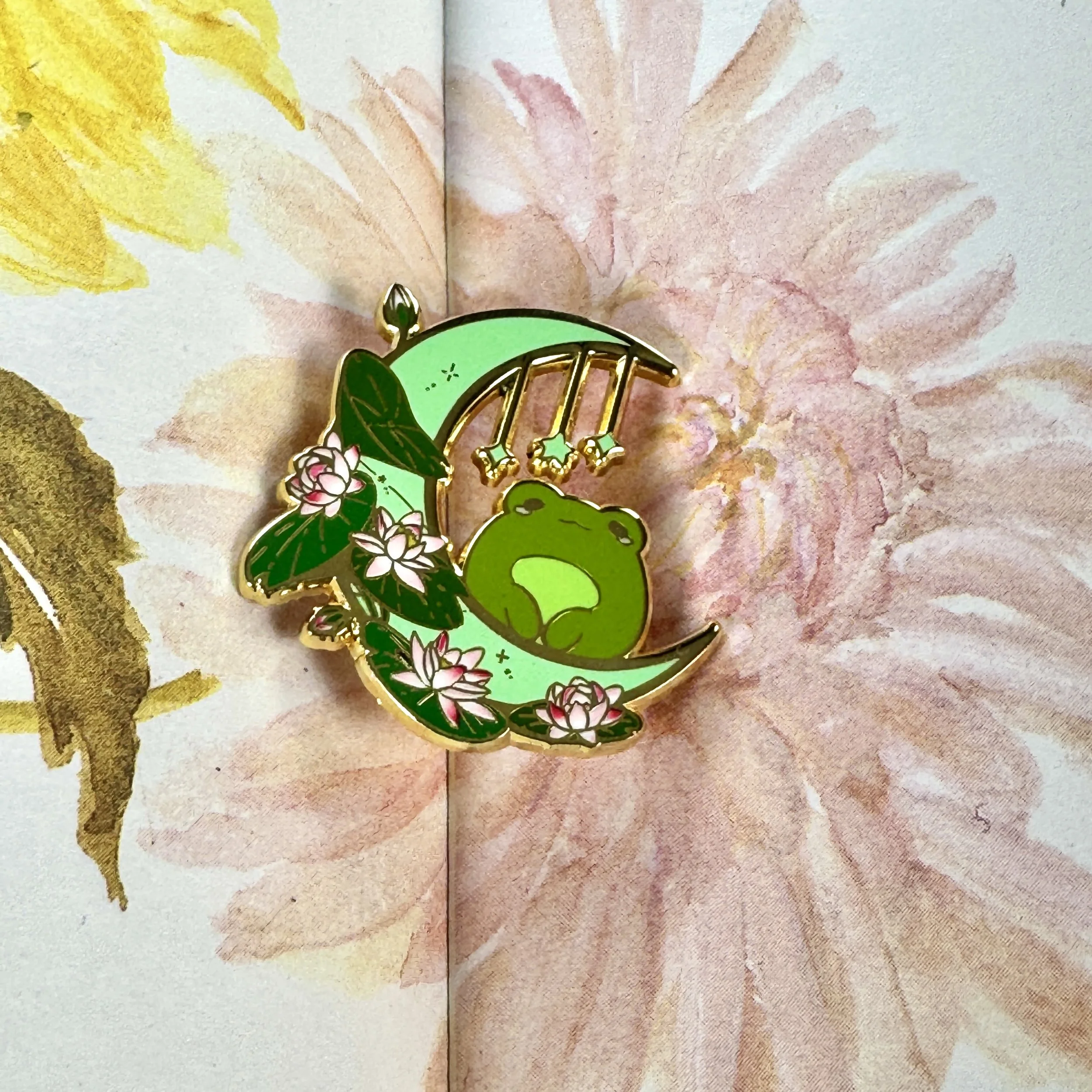 Moon Frog - Enamel Pin