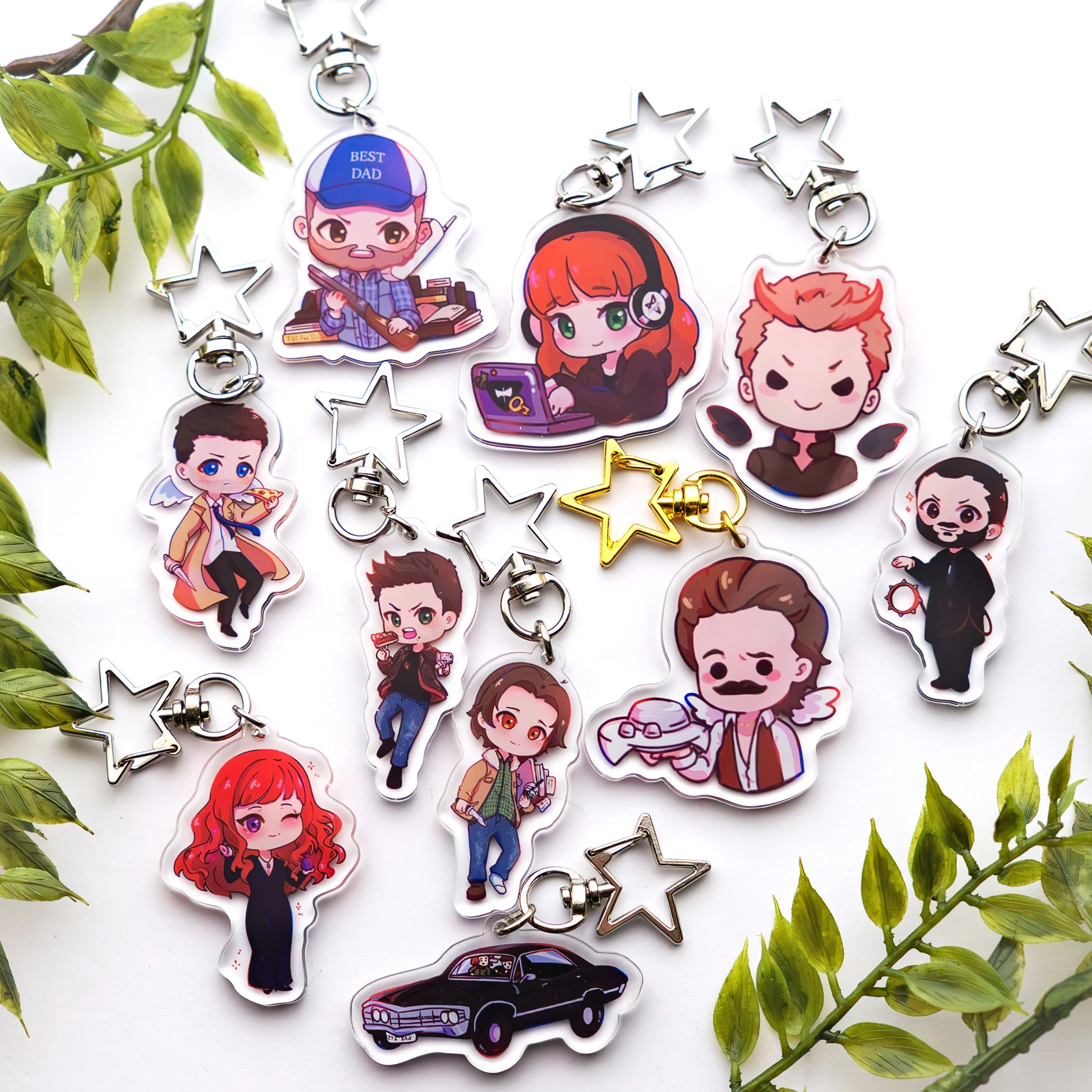Supernatural Keychains