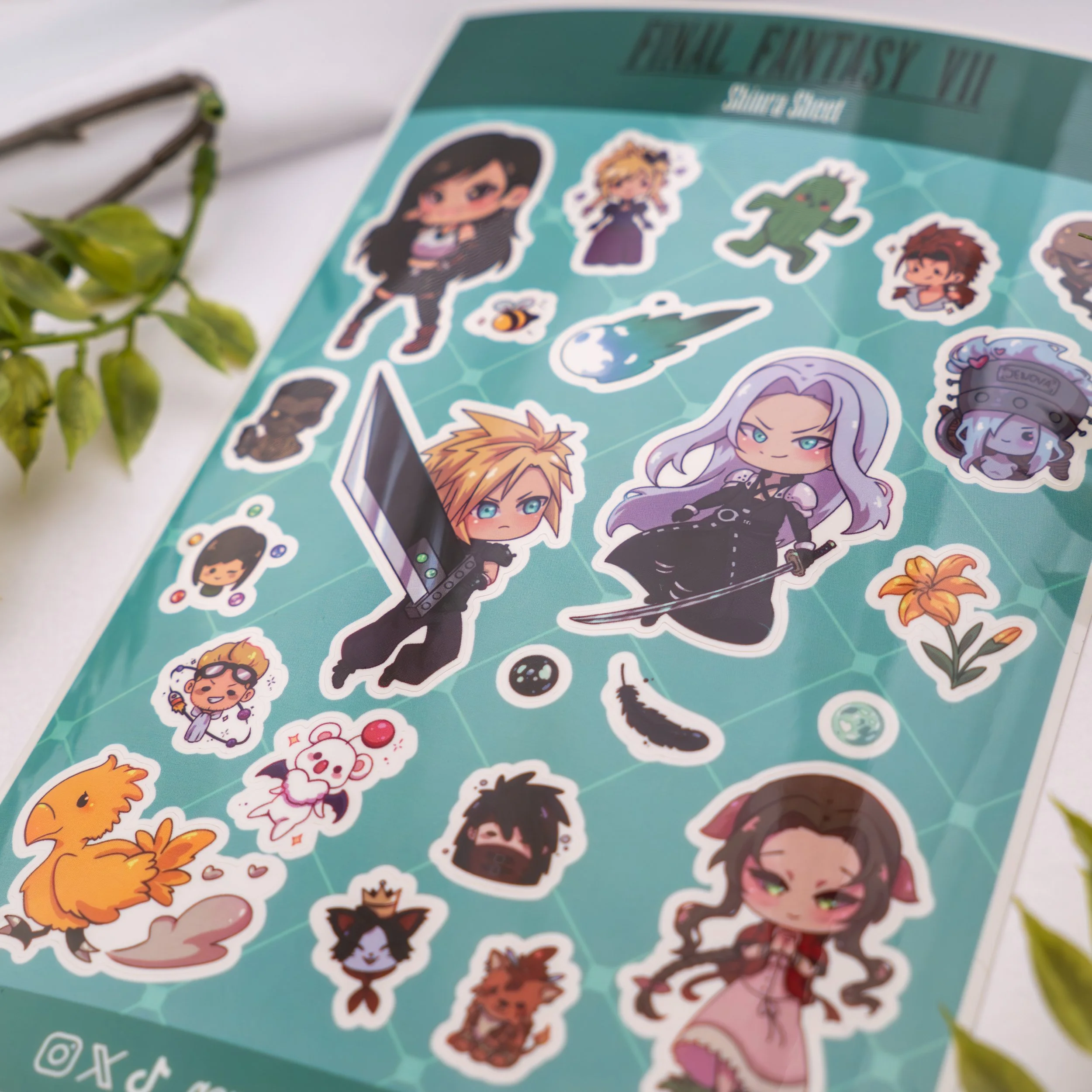 Final Fantasy VII - Sticker Sheet