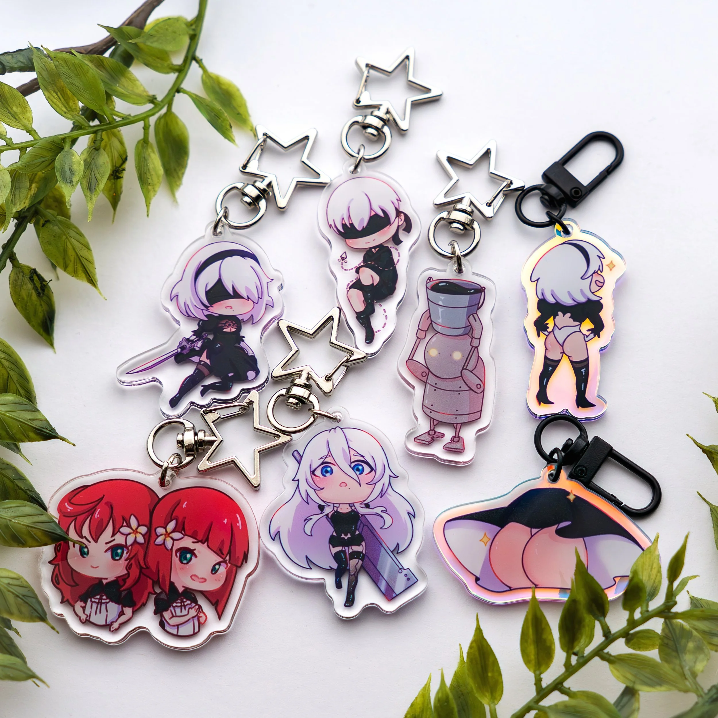 NieR:Automata Keychains