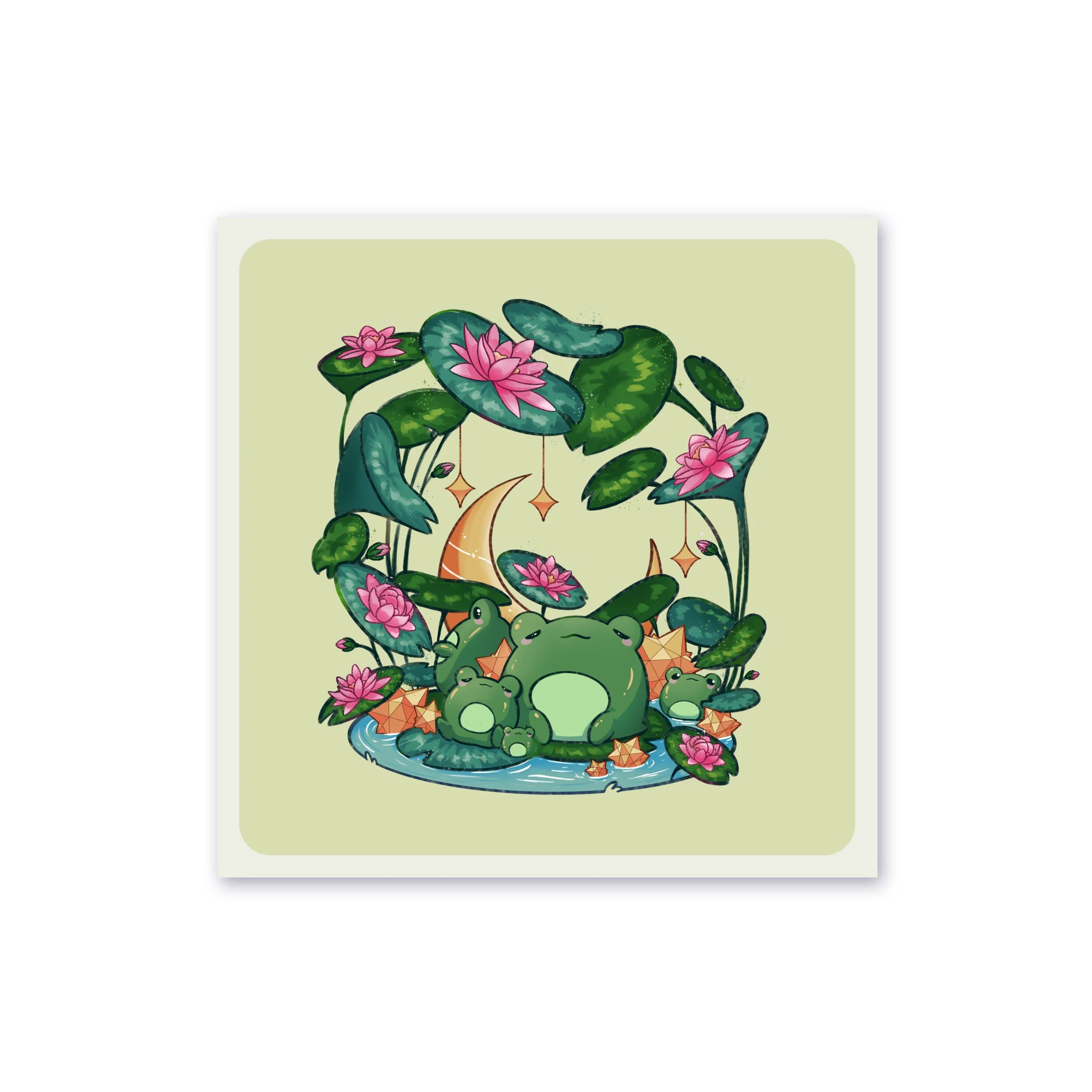 Star Waterlily Frog