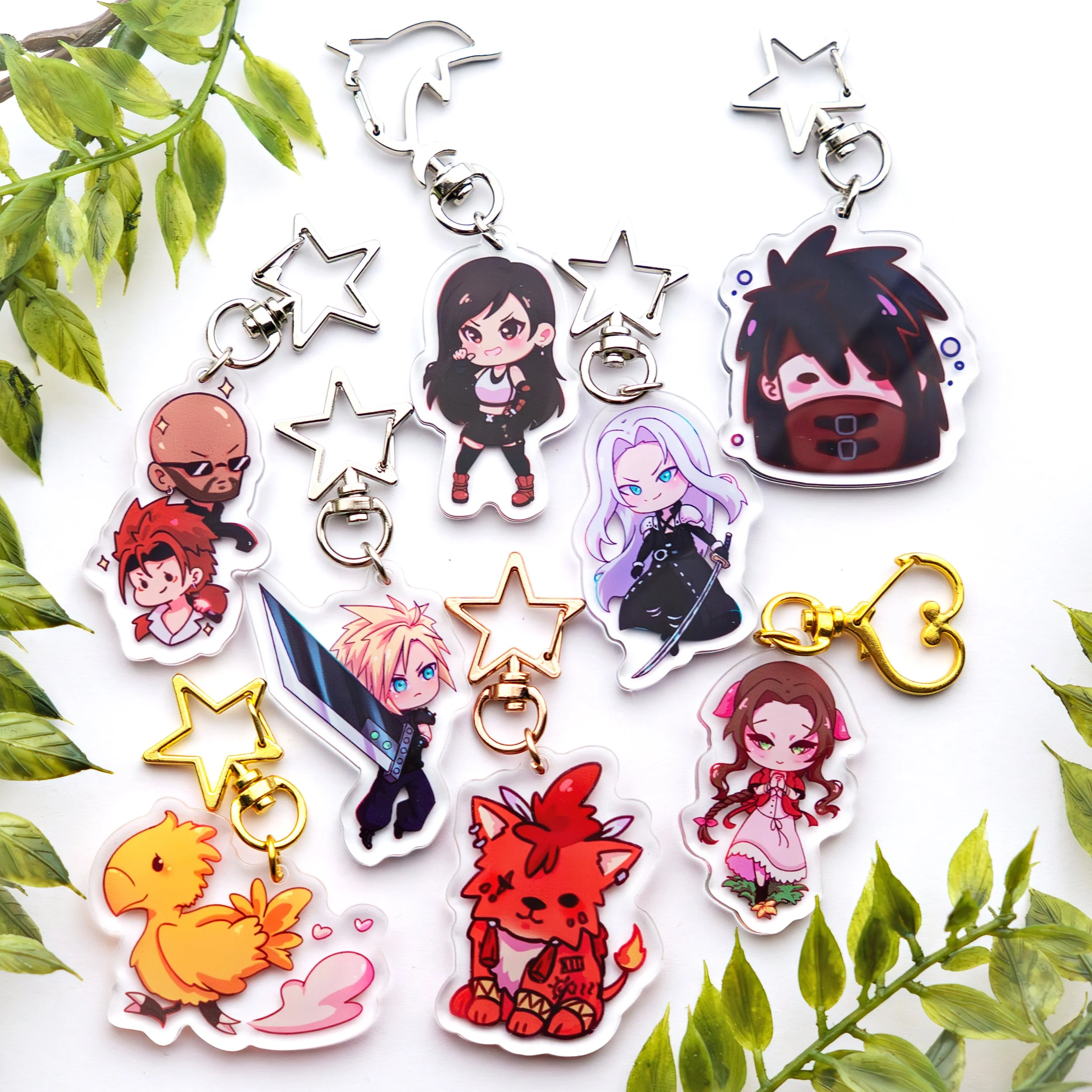 Final Fantasy VII Keychains