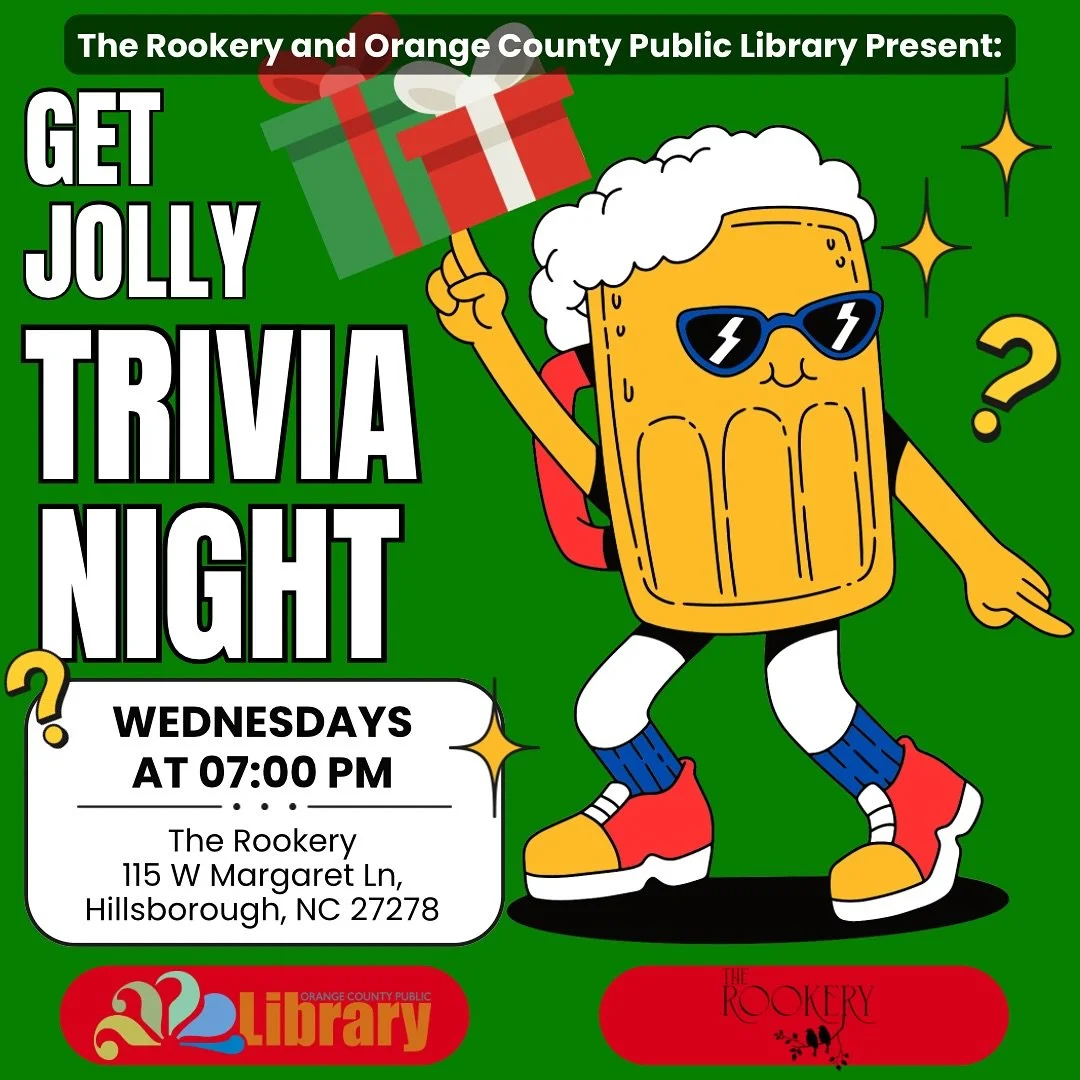 HO HO HO MERRRRYY JULY??? 

It&rsquo;s Christmas in July here at The Rookery! Bring your jolly brains full of magical and merry Christmas knowledge! And to really bring the spirit, the team with the best ugly Christmas sweater gets extra points! 

An