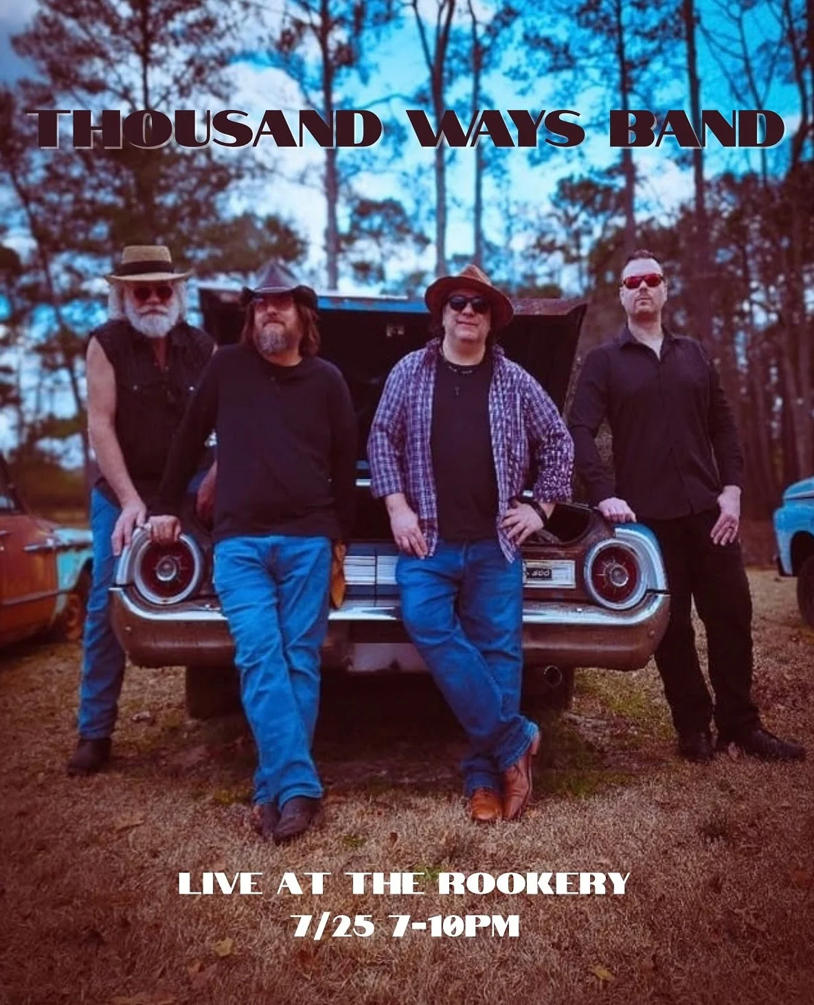 Looking for something to do this Friday? We&rsquo;ve got you covered! 

You don&rsquo;t want to miss Last Fridays at the Rookery! 

This week we&rsquo;ve got Thousands Ways Band rocking down the house from 7-10pm 

And our featured artist this month 