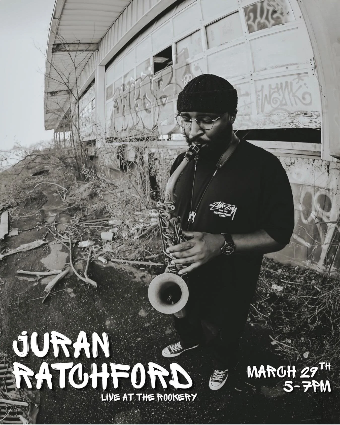 Help us give a warm Rookery welcome to Juran Ratchford @saxlovemoney 🎷✨

Join us this Sunday, 3/29 from 5&ndash;7pm as Juran brings smooth, soulful saxophone sounds to set the tone for a perfect Sunday unwind. Whether you&rsquo;re wrapping up your w