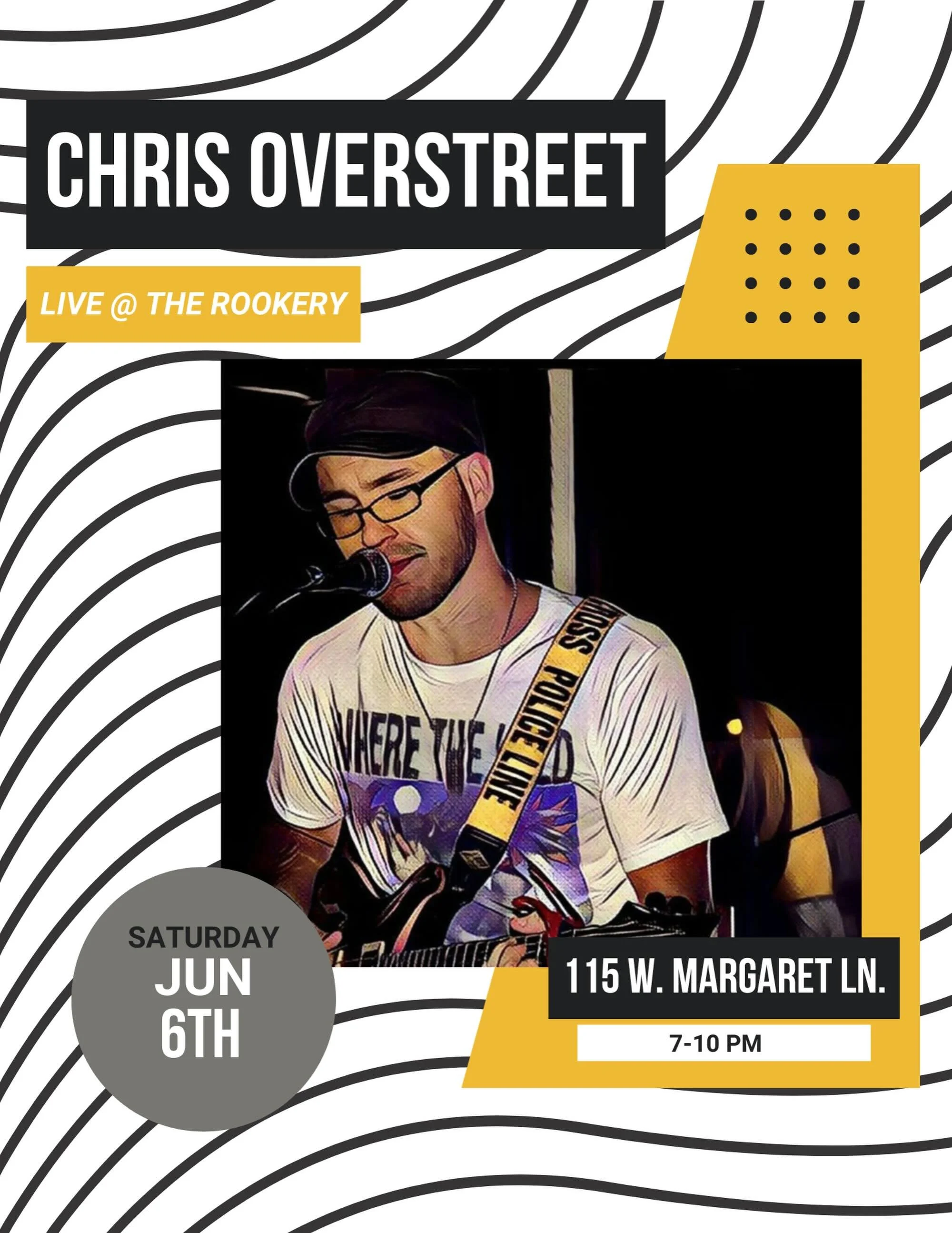 Come hang with @bandclassdropout this Saturday from 7-10pm live at the Rookery!  Bringing some of your favorite covers (we&rsquo;re big fans of his 80&rsquo;s stuff!) and the energy to keep the night going!  See you Saturday! 

#therookeryhillsboroug