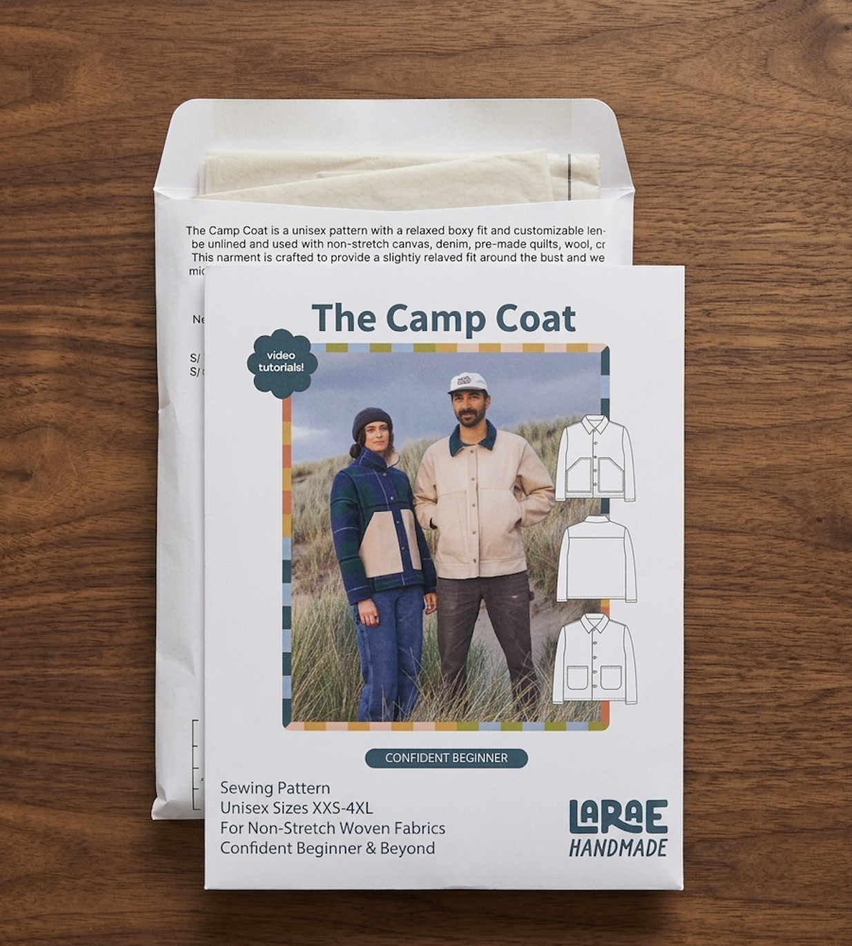 The Camp Coat - Physical Paper Pattern PRE-ORDER!