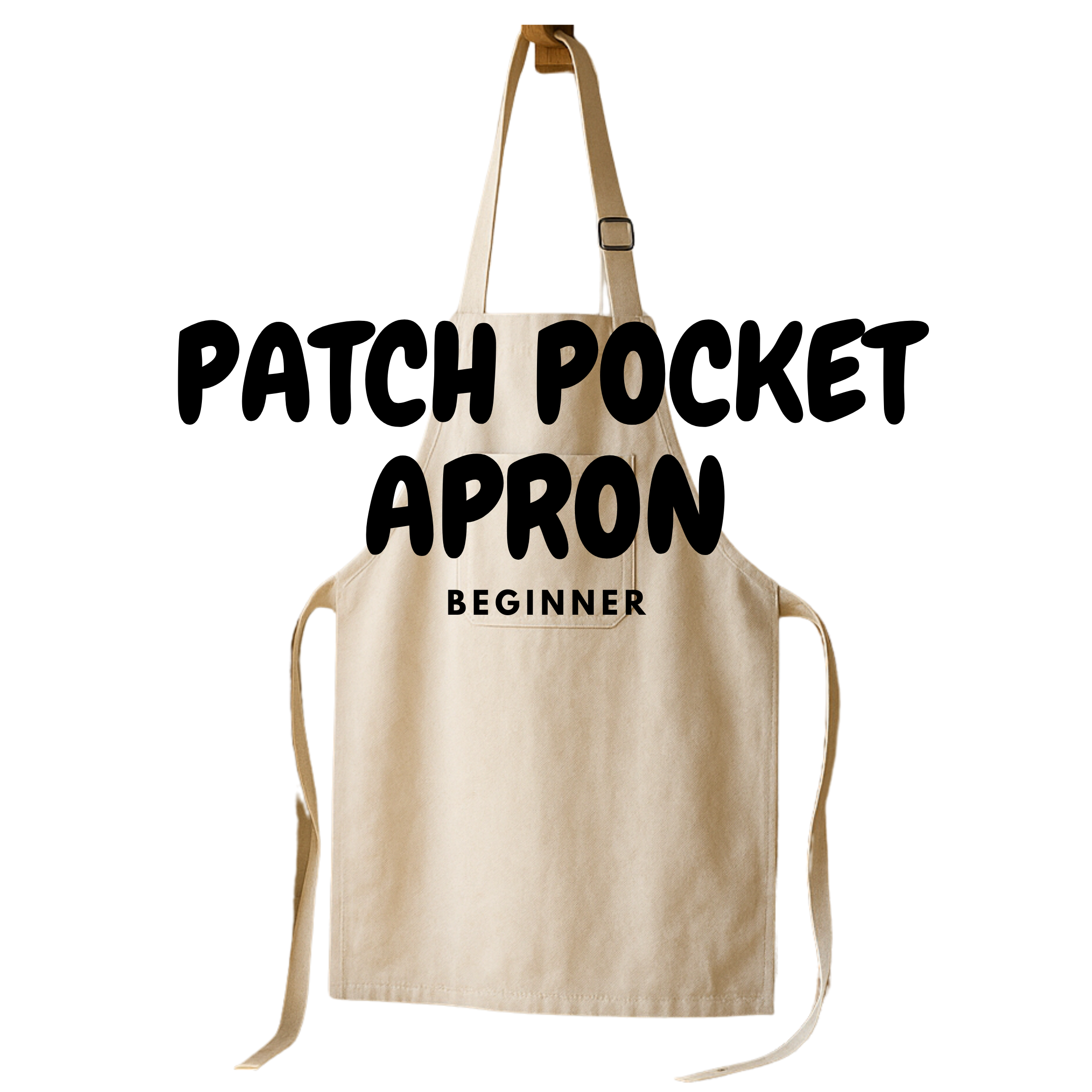 Patch Pocket Apron PDF Sewing Pattern