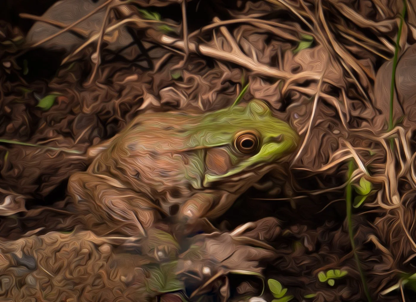 Frog - 
By Gary Meek