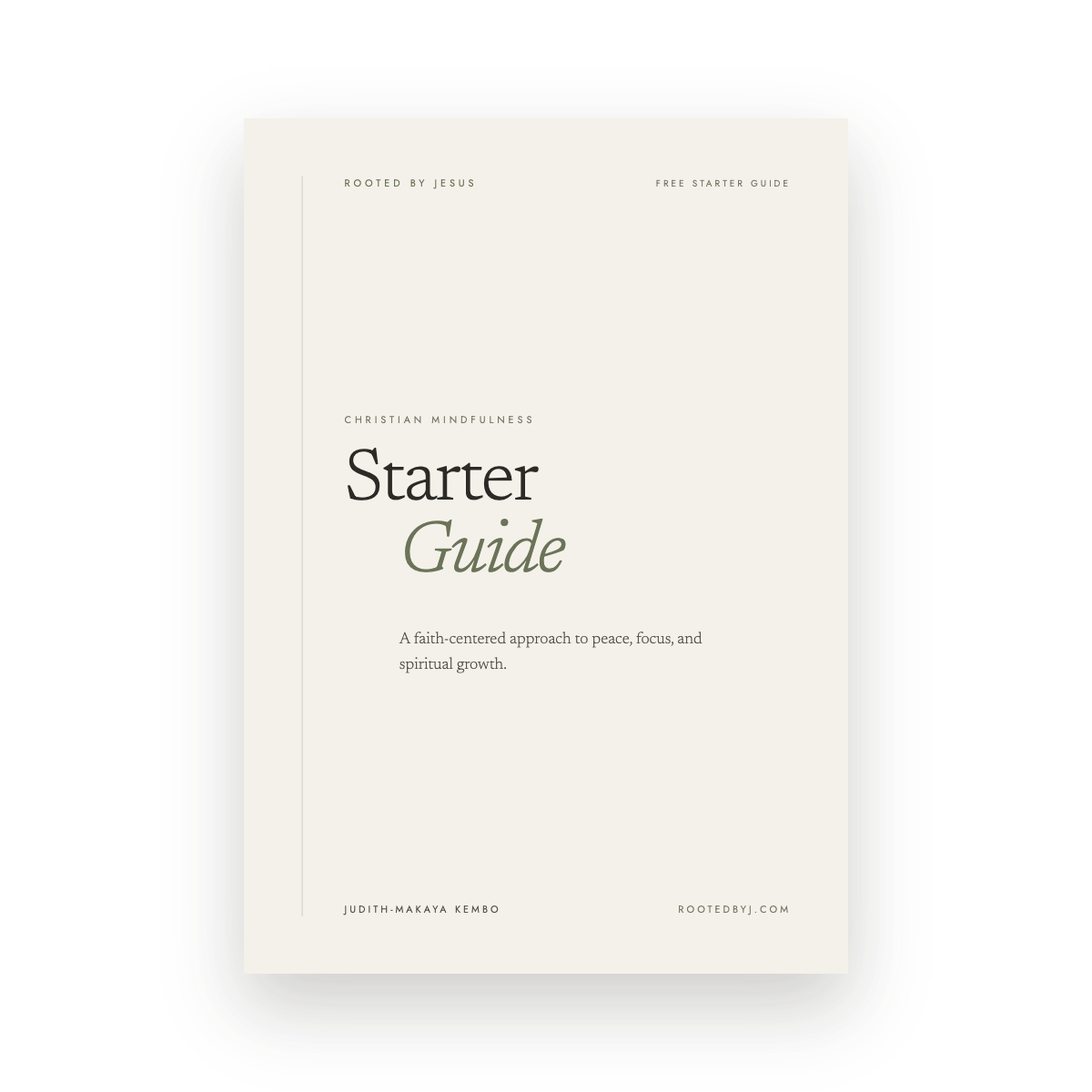 Christian Mindfulness Starter Guide