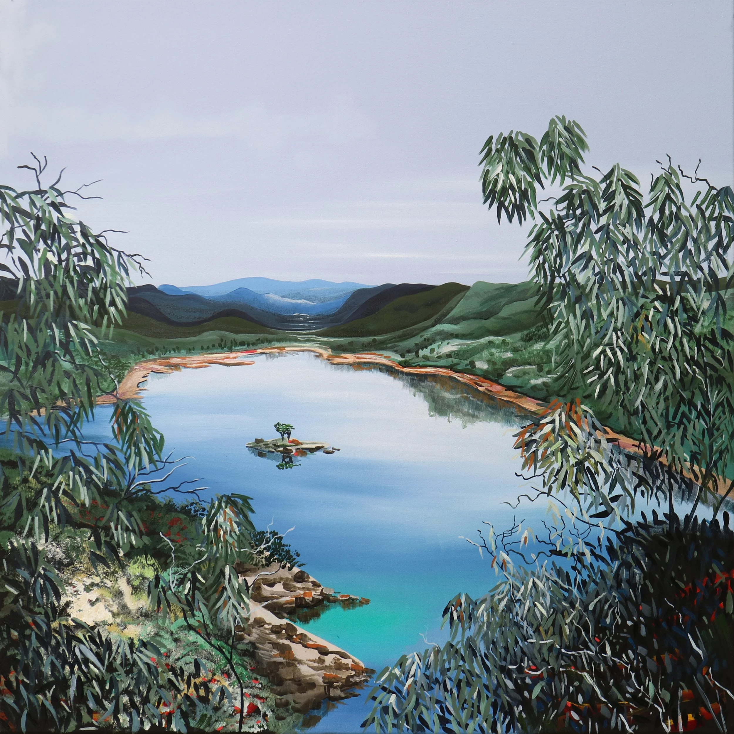 LAKE OF TRANQUILITY AT BURRINJUCK DAM