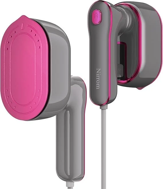 Portable handheld clothes steamer for removing wrinkles while traveling