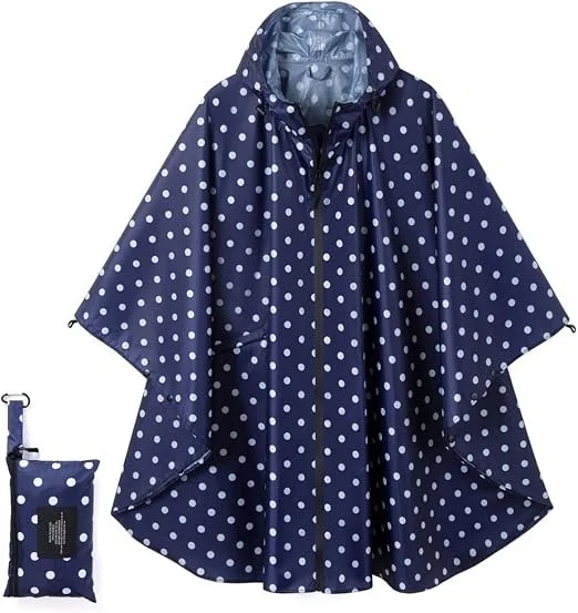 Waterproof rain poncho for travel and outdoor activities
