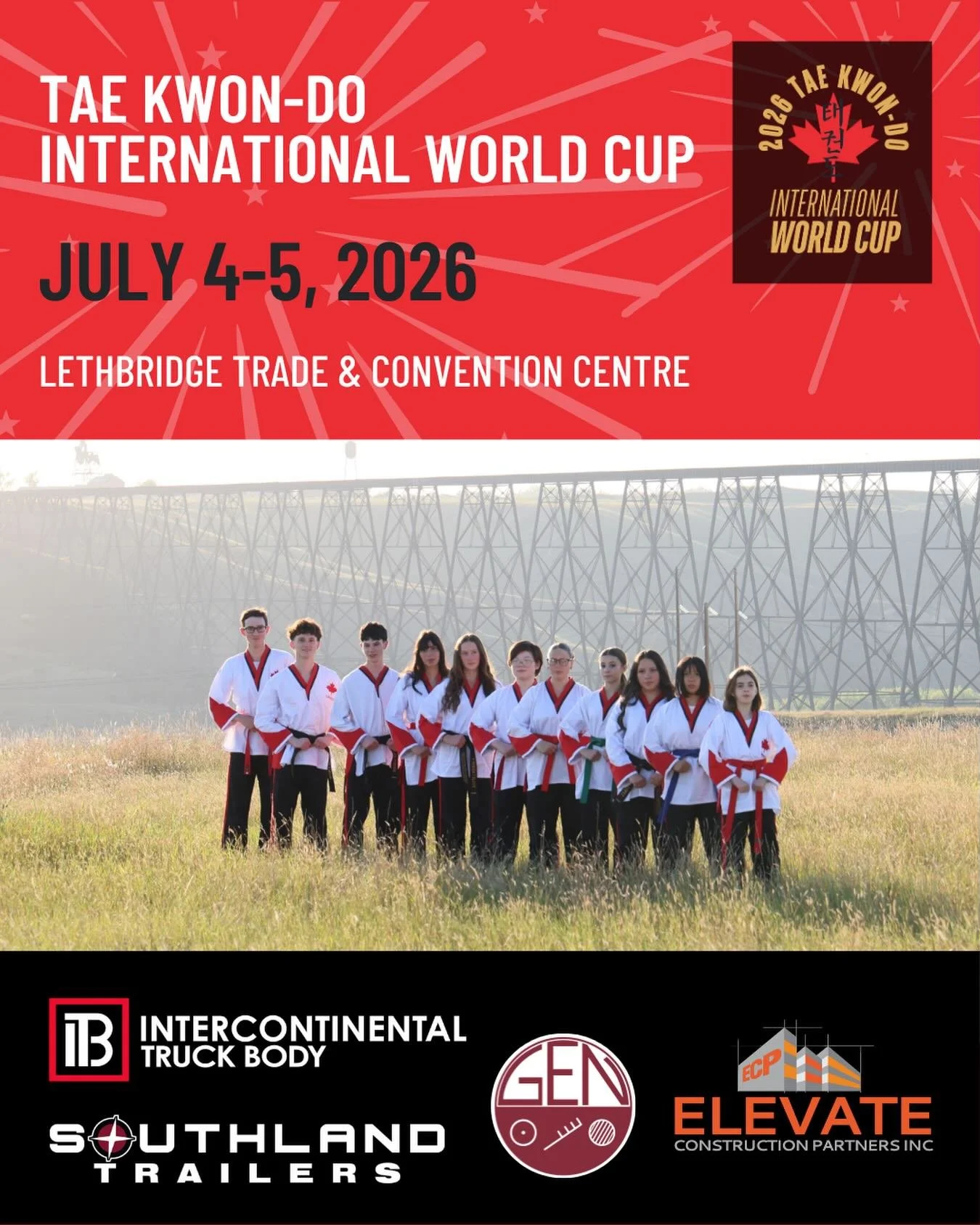 🥇We&rsquo;re just days away from welcoming the world to Lethbridge, and this event wouldn&rsquo;t be possible without the support of these Gold Sponsors: @itbcoaldale, @southlandtrailers, @elevate_cp, and @wearpoints. 

Thank you for helping bring t