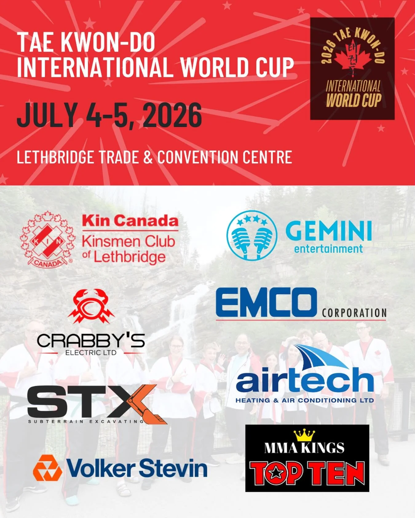 🏆4️⃣ Four days to go! Every partnership makes a difference, and we&rsquo;re grateful for the support of our Bronze Sponsors as we count down to the Tae Kwon-Do International World Cup. ✨

Thank you for helping us create a memorable event and for sup