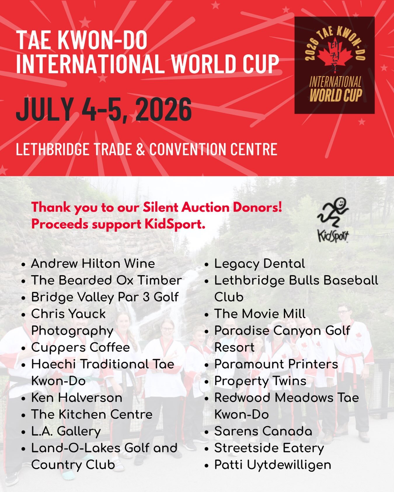🎁 A huge thank you to our incredible Silent Auction donors for their generous support!

Be sure to stop by the Silent Auction during the tournament and bid on an amazing selection of prizes. Every bid makes a difference, with 100% of proceeds suppor