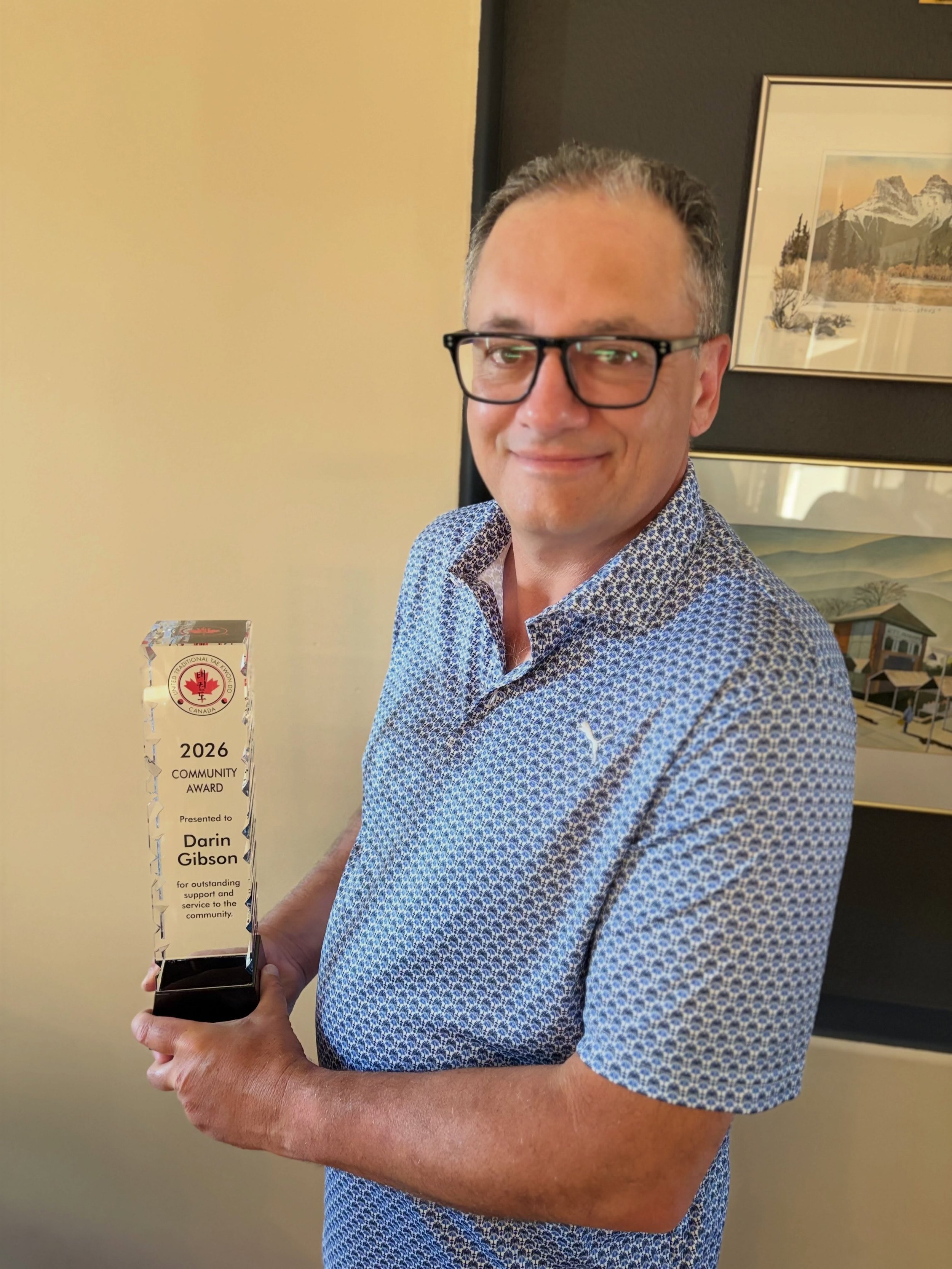 🏆 Earlier this month at the TKDI World Cup Leaders&rsquo; Dinner in Lethbridge, we proudly presented the first-ever UTTC Community Leader Award to Grand Master Darin Gibson. 🥋

This award honours exemplary leadership that strengthens and unites our