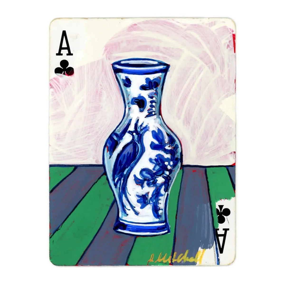 Blue & White 2 (matted)