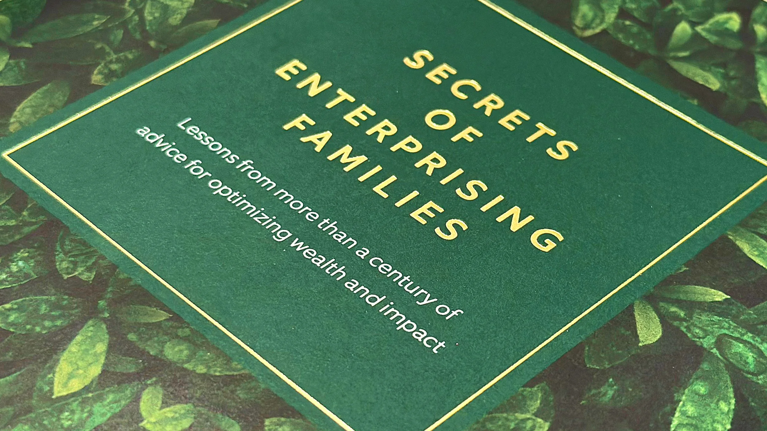 Secrets of Enterprising Families