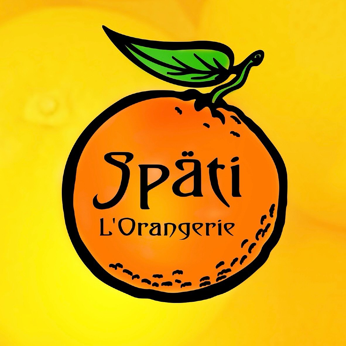 Sp&auml;ti L&rsquo;Orangerie Darmstadt ✨🍊
.
.
.
.
#kiosk #kioskdarmstadt #spaeti #spaetidarmstadt #orange #bessungen #logo #juicy #darmstadt