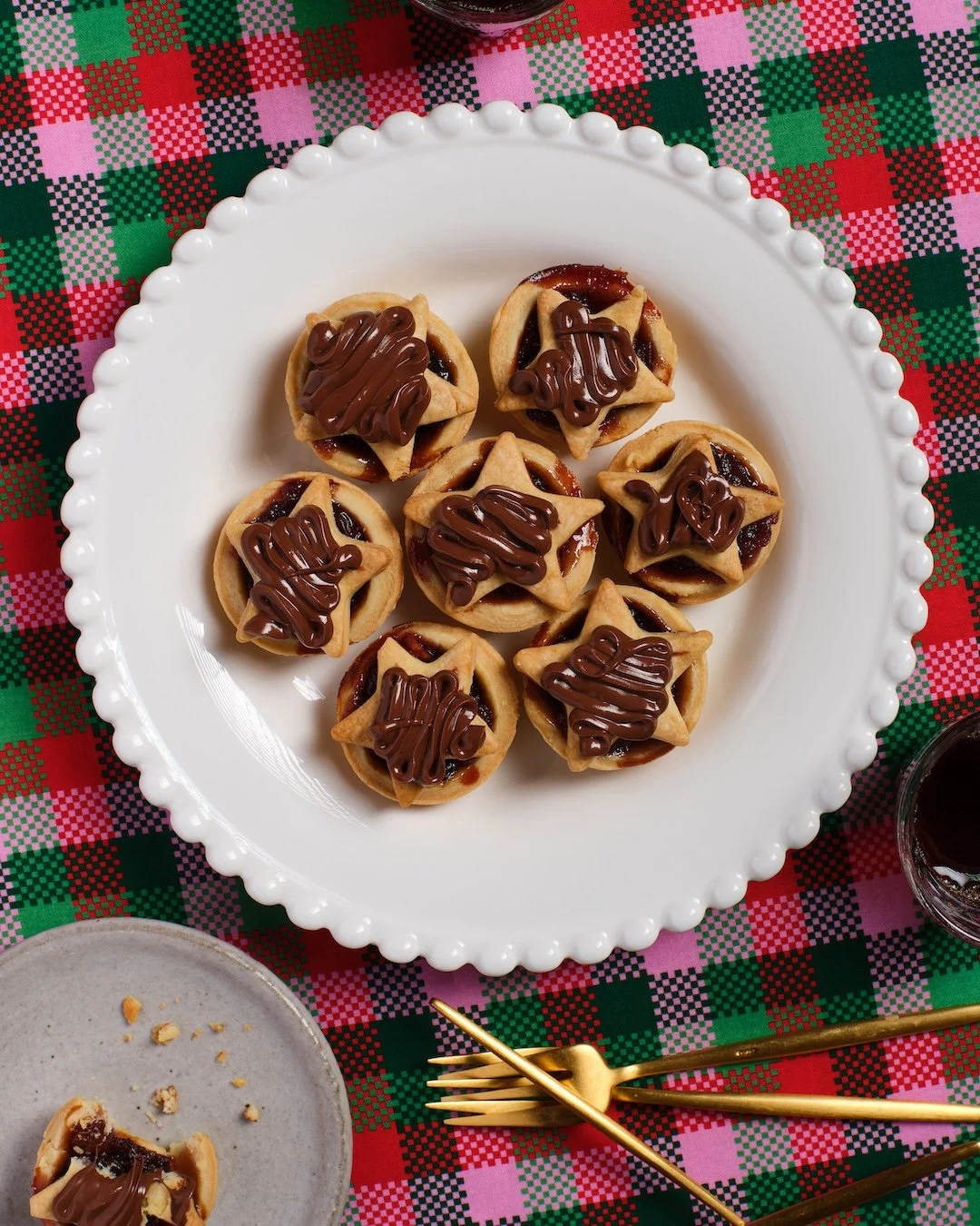 Sour Cherry Fruit Mince Tarts with Nutella