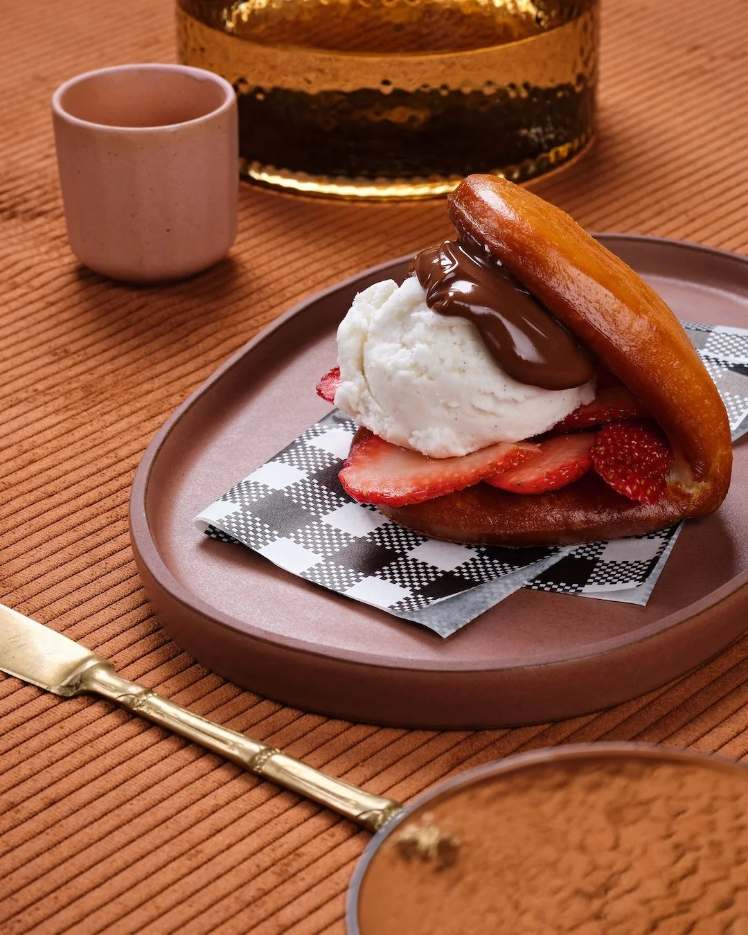 Fried Bao with Nutella